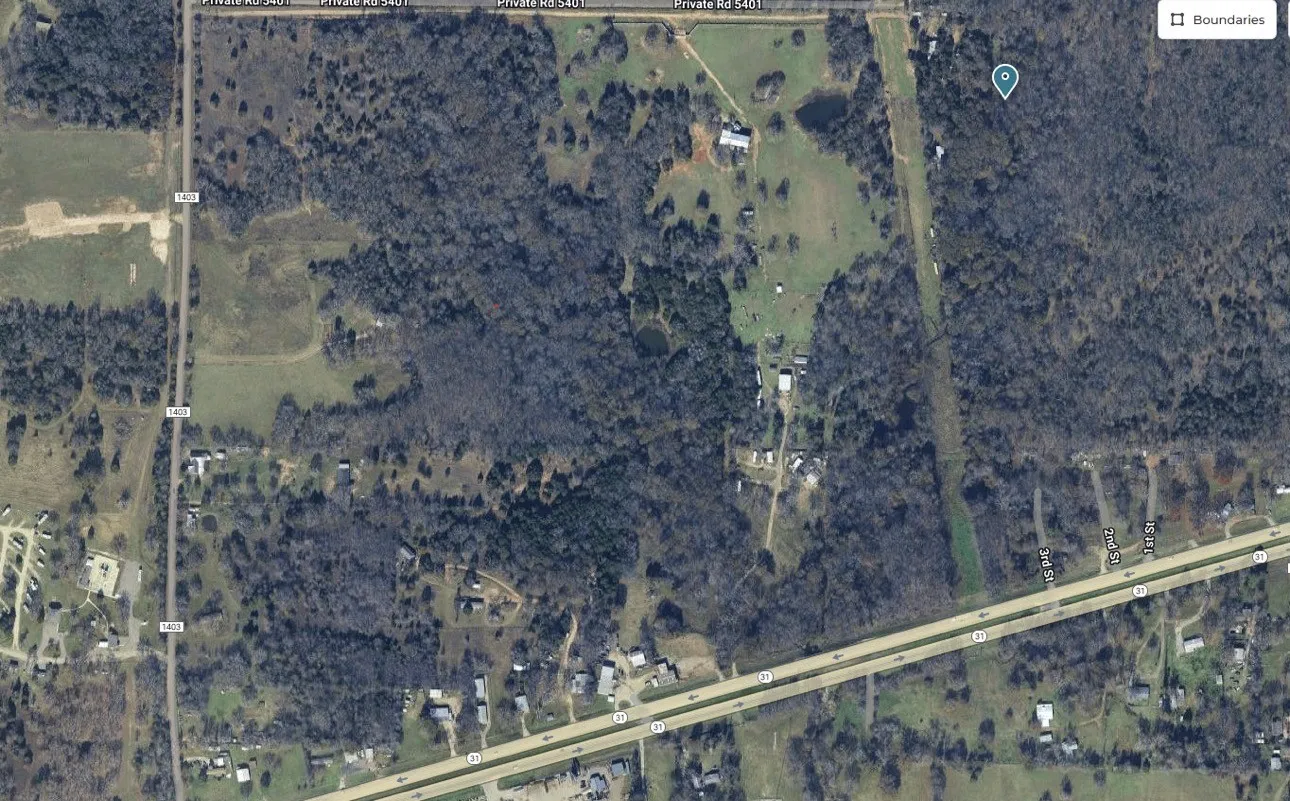 private road entrance next to PR 5401