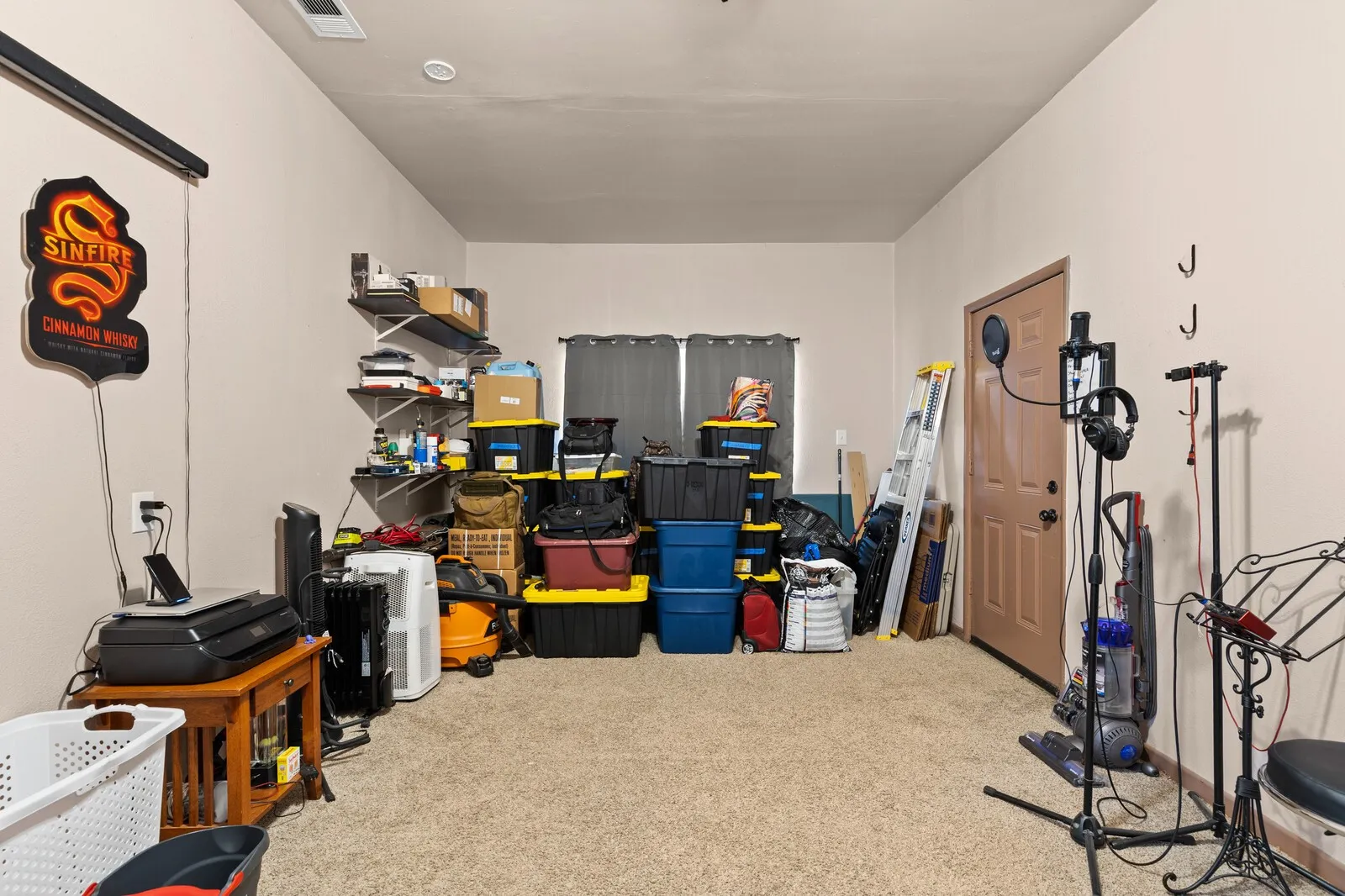 View of storage room