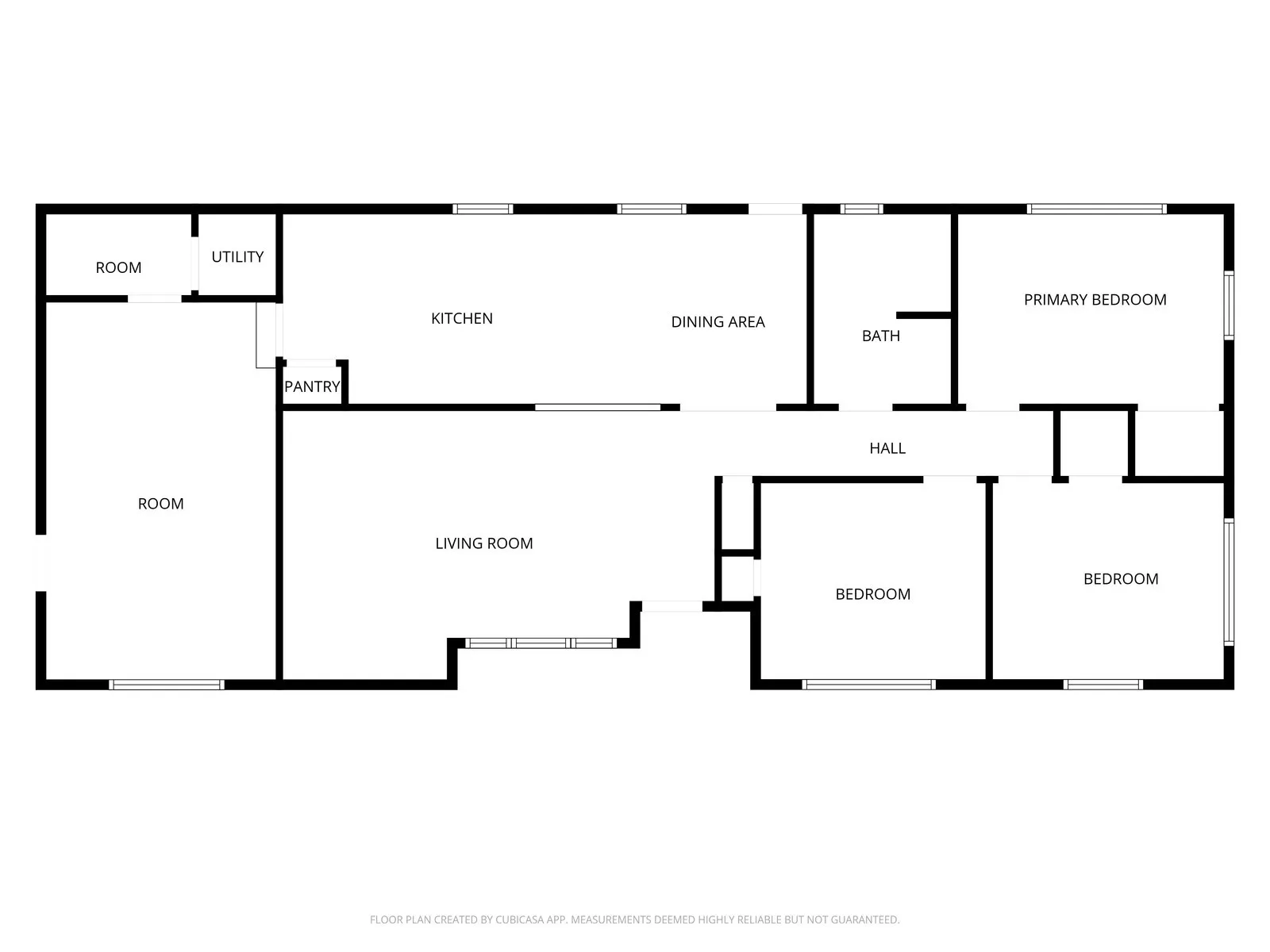 View of room layout