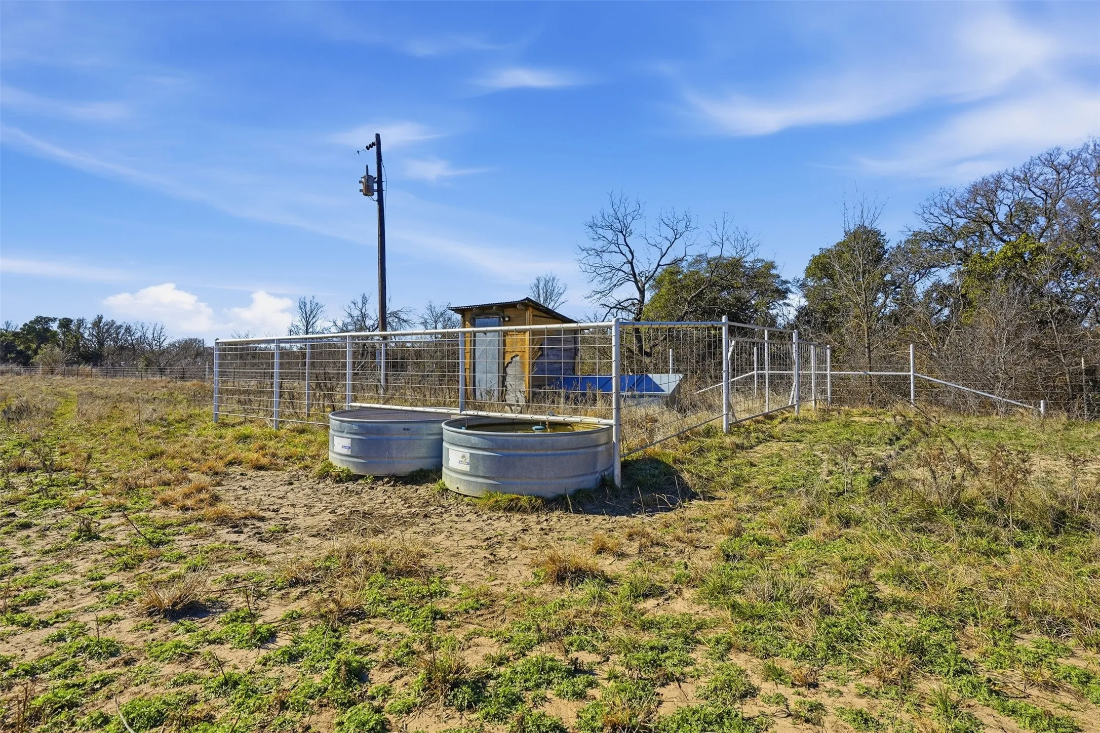 2nd well with water tanks