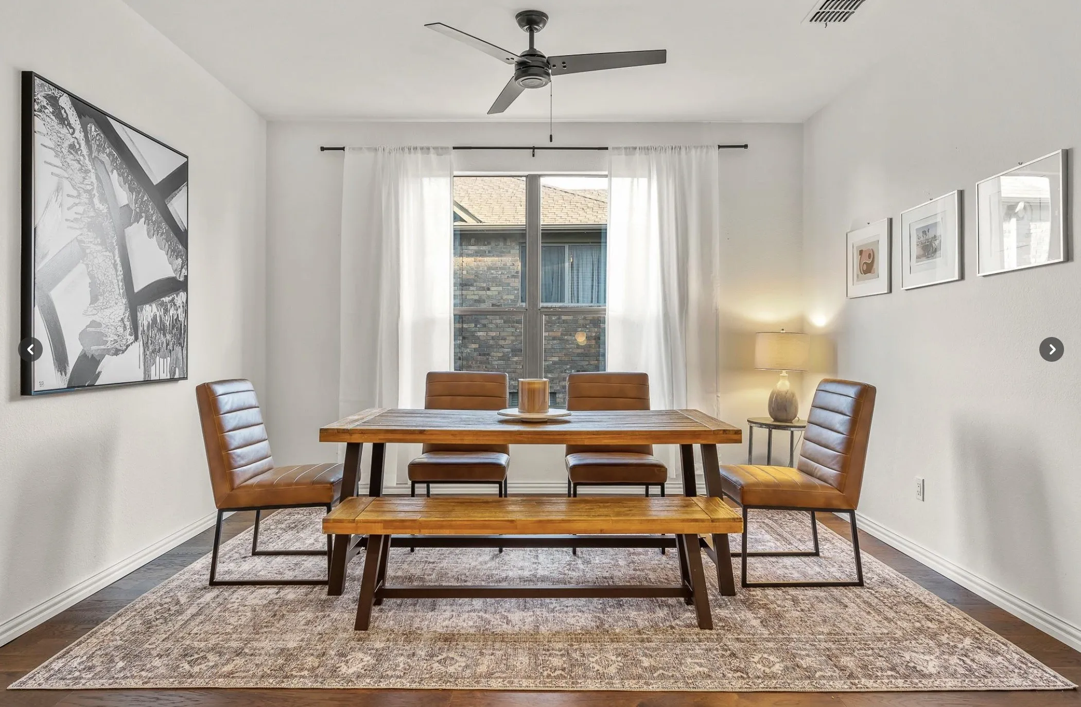 client is using the dinning room as a media room