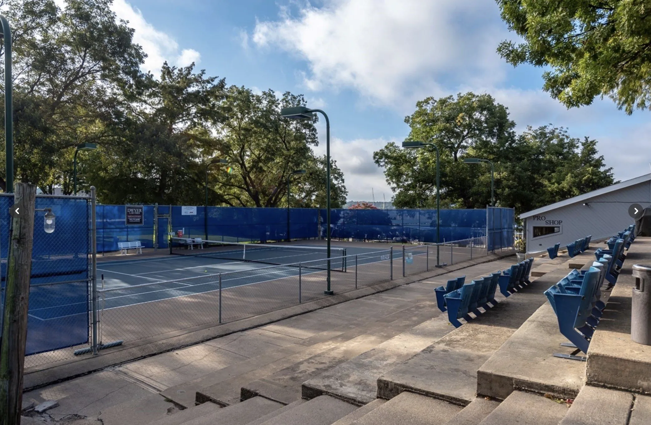 Tennis courts