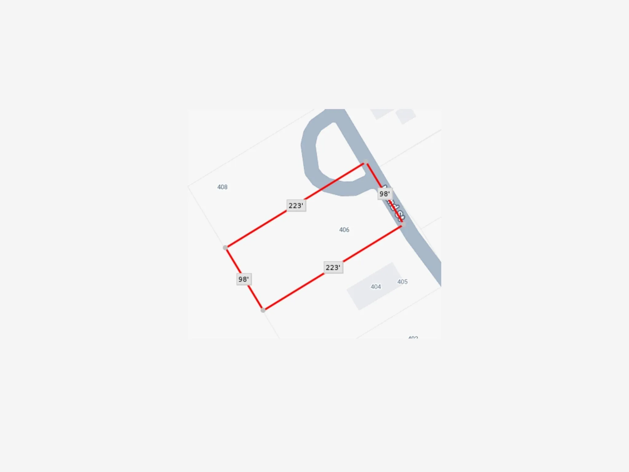 Map / location of property area