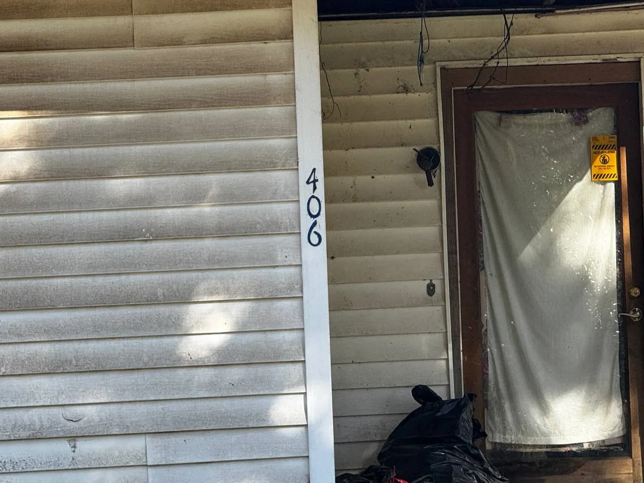 Doorway to property