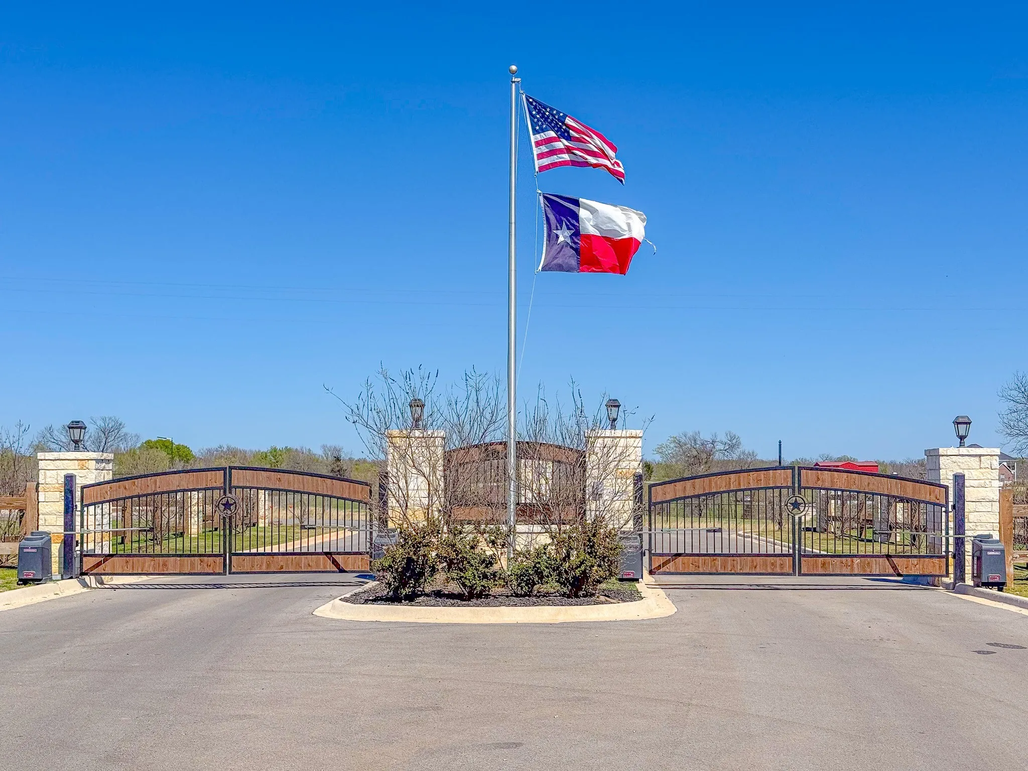 Gated entrance