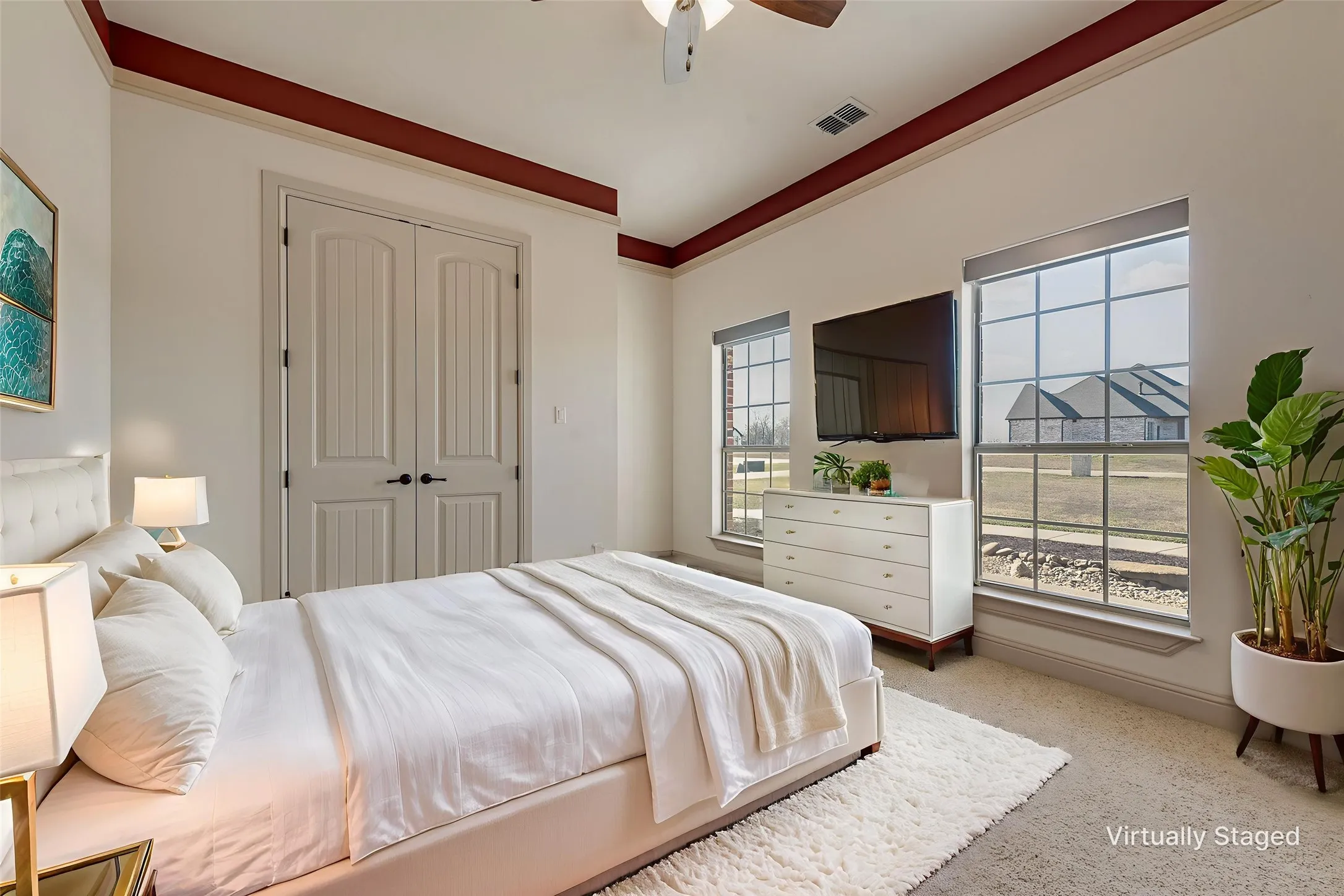 VIRTUAL STAGED PHOTO
BEDROOM 2