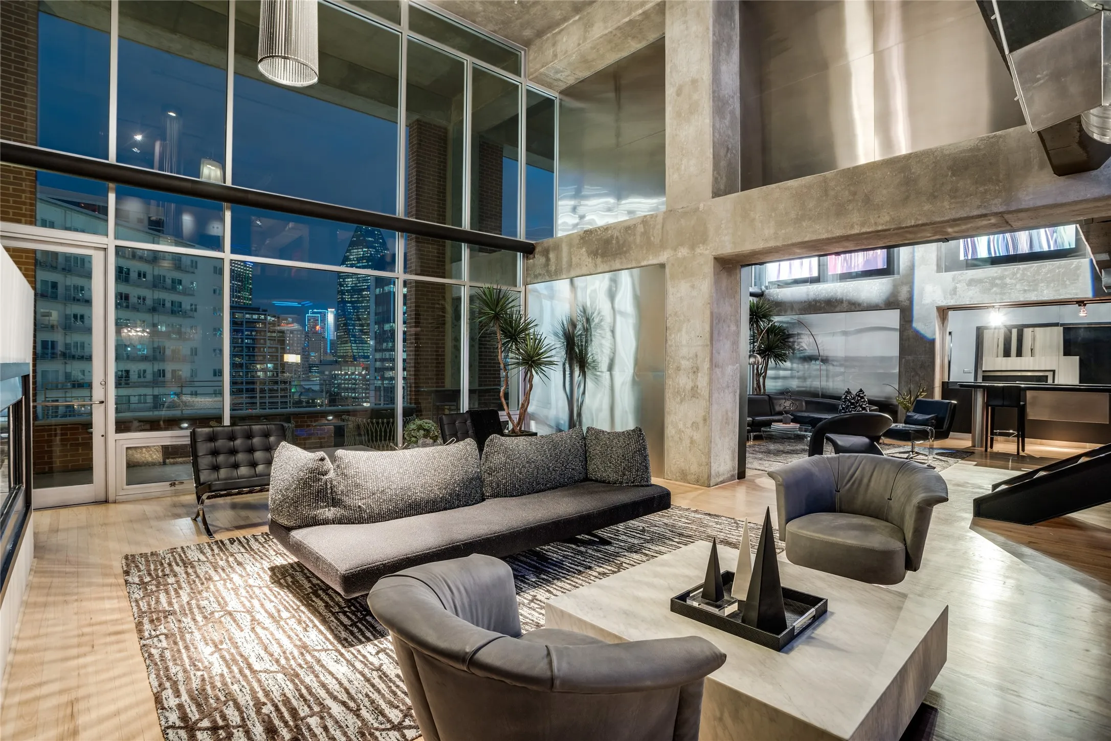 Living Room with Fireplace