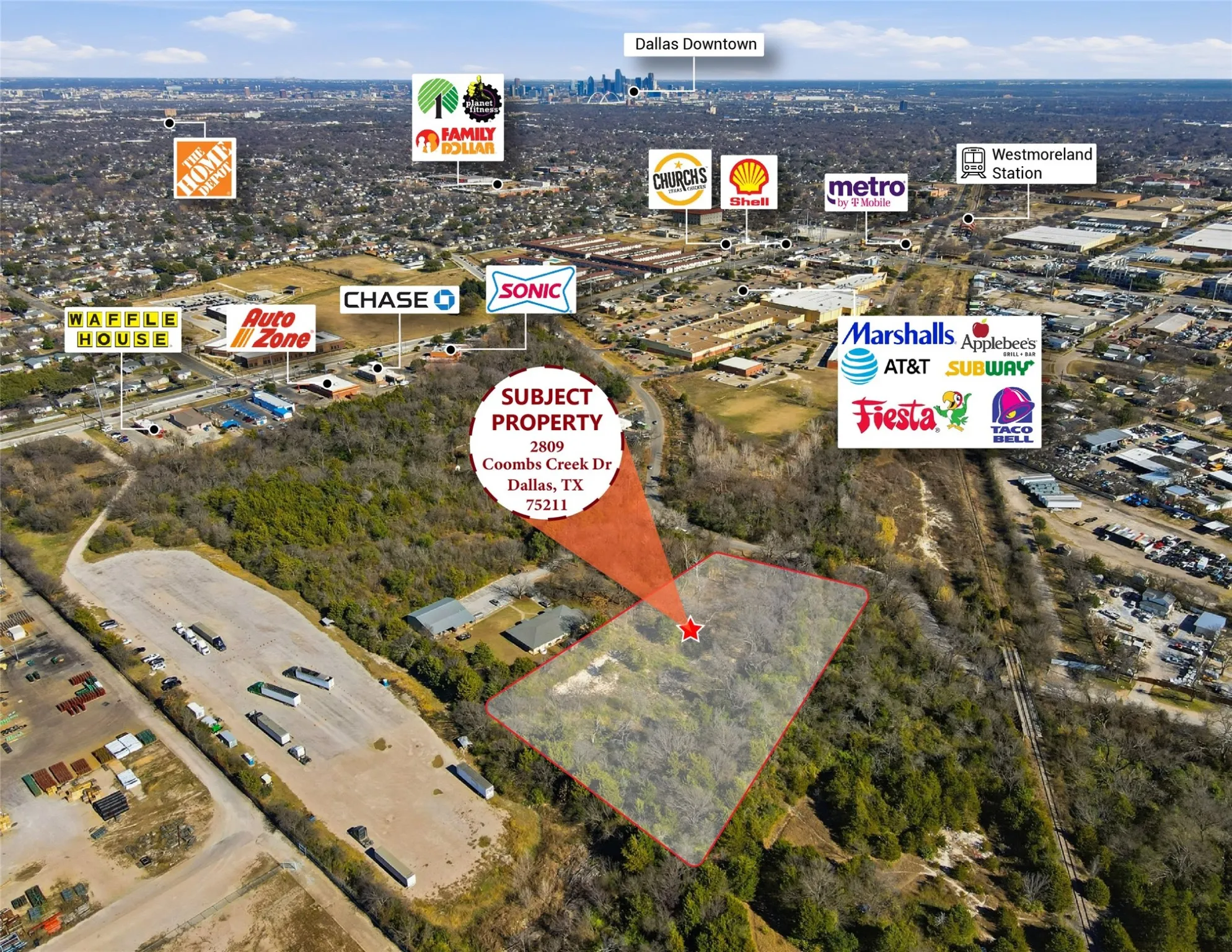 Unimproved Land For Sale in Dallas County , 2809 Coombs Creek Drive, Dallas, Texas 75211, 0, 0, Garage spaces, 0 Sqft, built in 0, Price $475,000, mls#21156663, Real Estate Agent in Dallas, Homes For Sale in Dallas county, Homes For Sale in Dallas, Realtor in Dallas Texas, Real Estate Brokerage Independent Realty Texas, Luminita Cordes Realtor