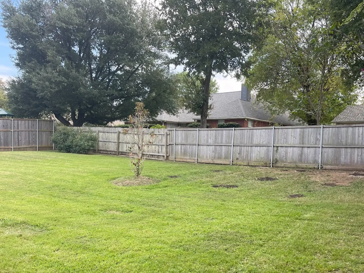 Large yard! Just over a 1/4 acre.