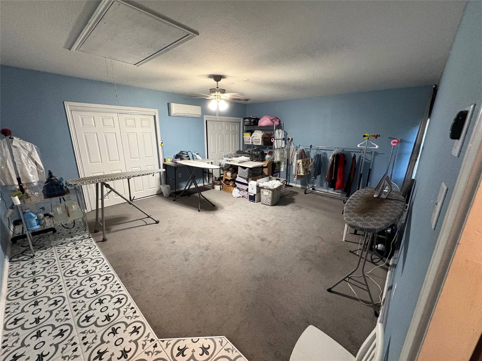 Converted garage for home office