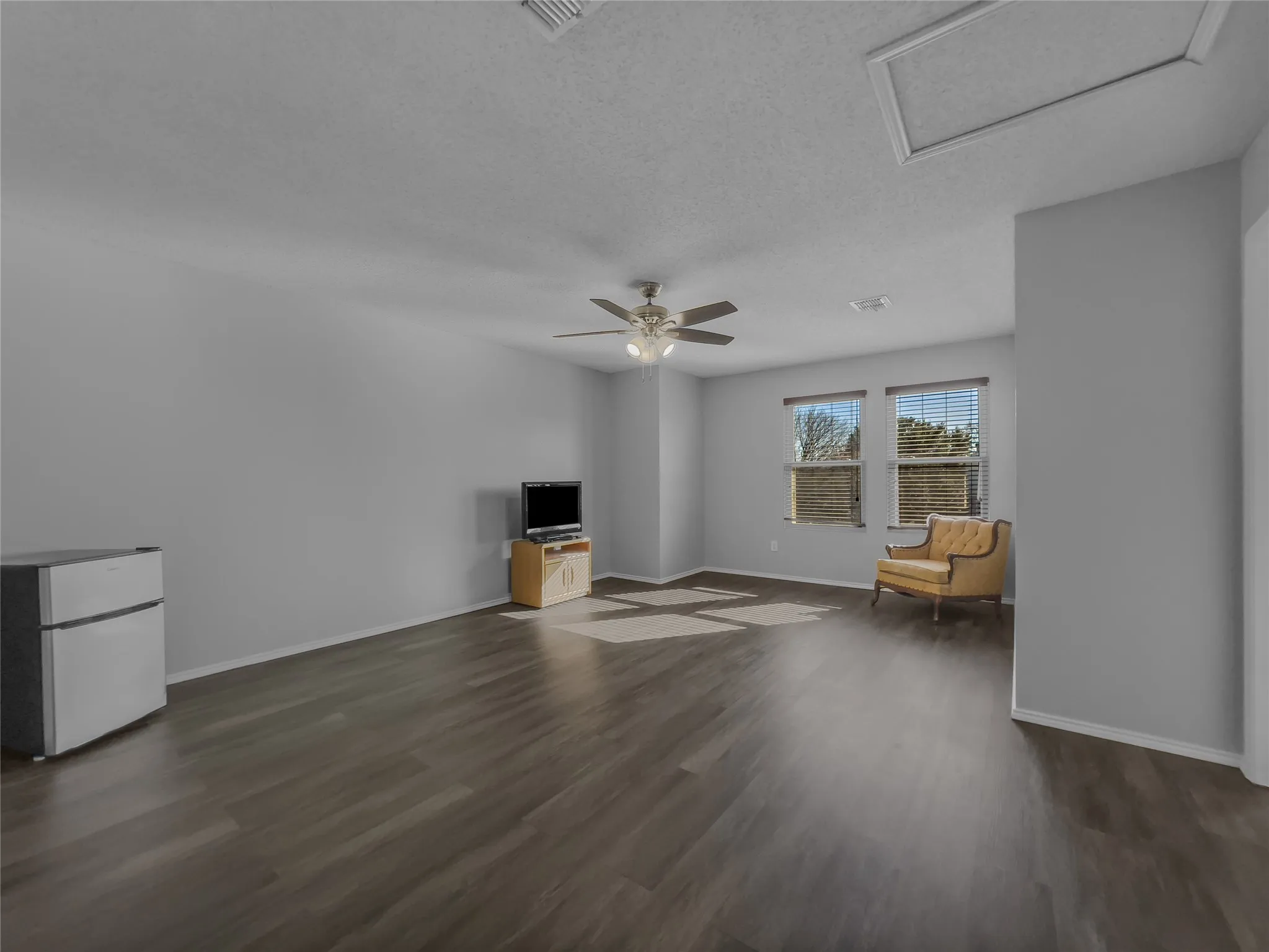Upstairs living room view
