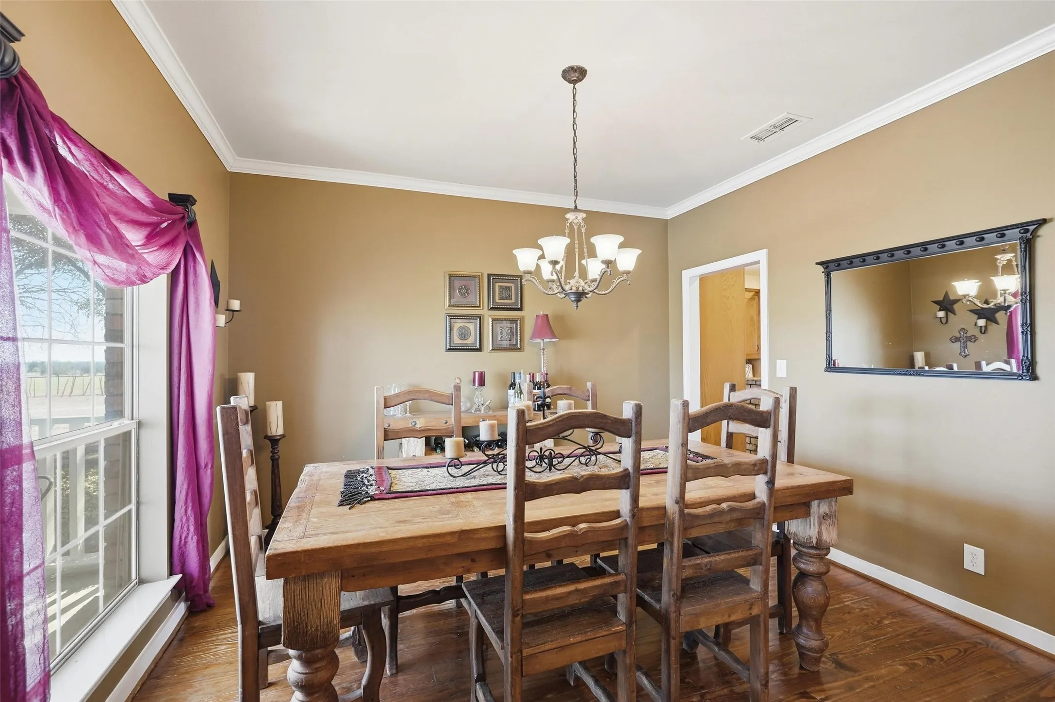 Formal dining room.