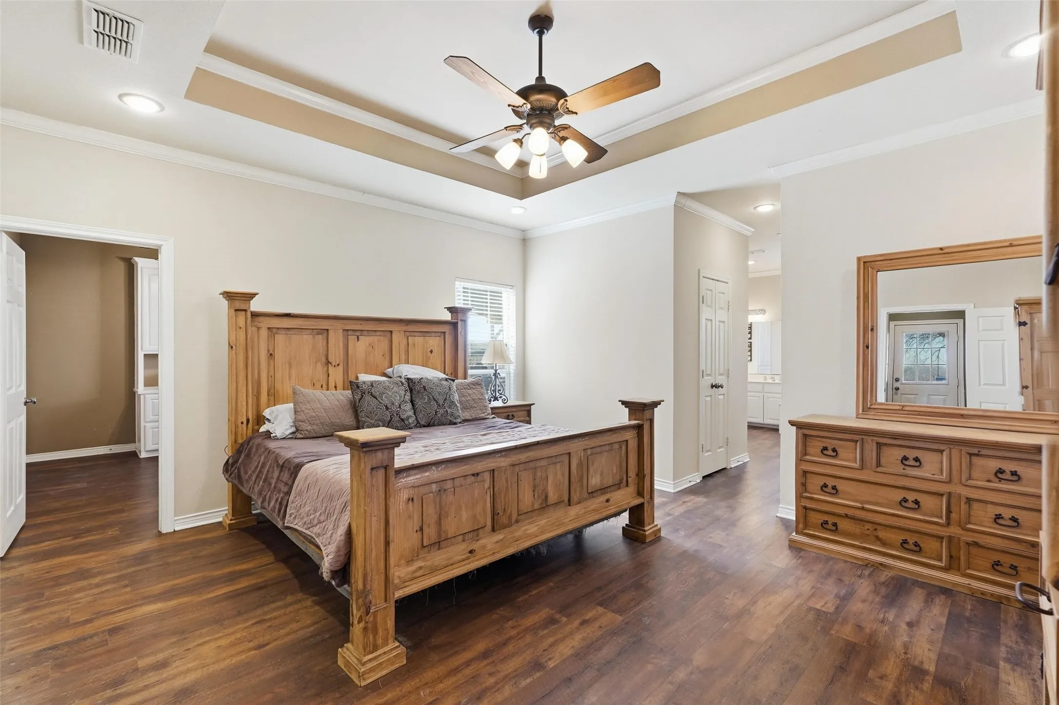 Spacious Primary Bedroom Suite.