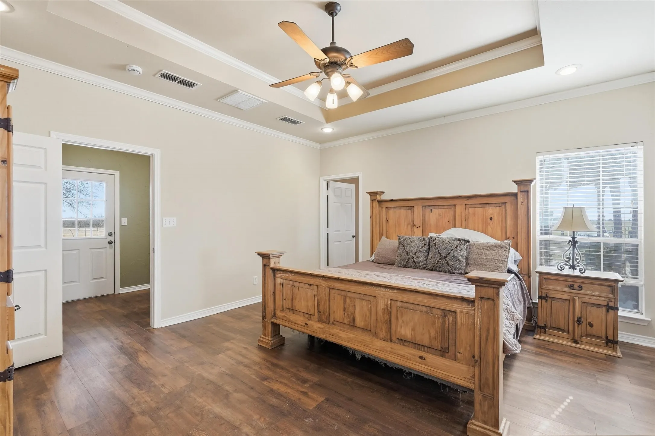 Primary Bedroom Suite has an adjacent office.