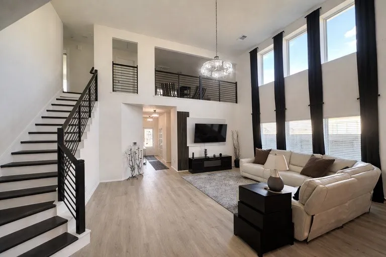 Mounted Television included