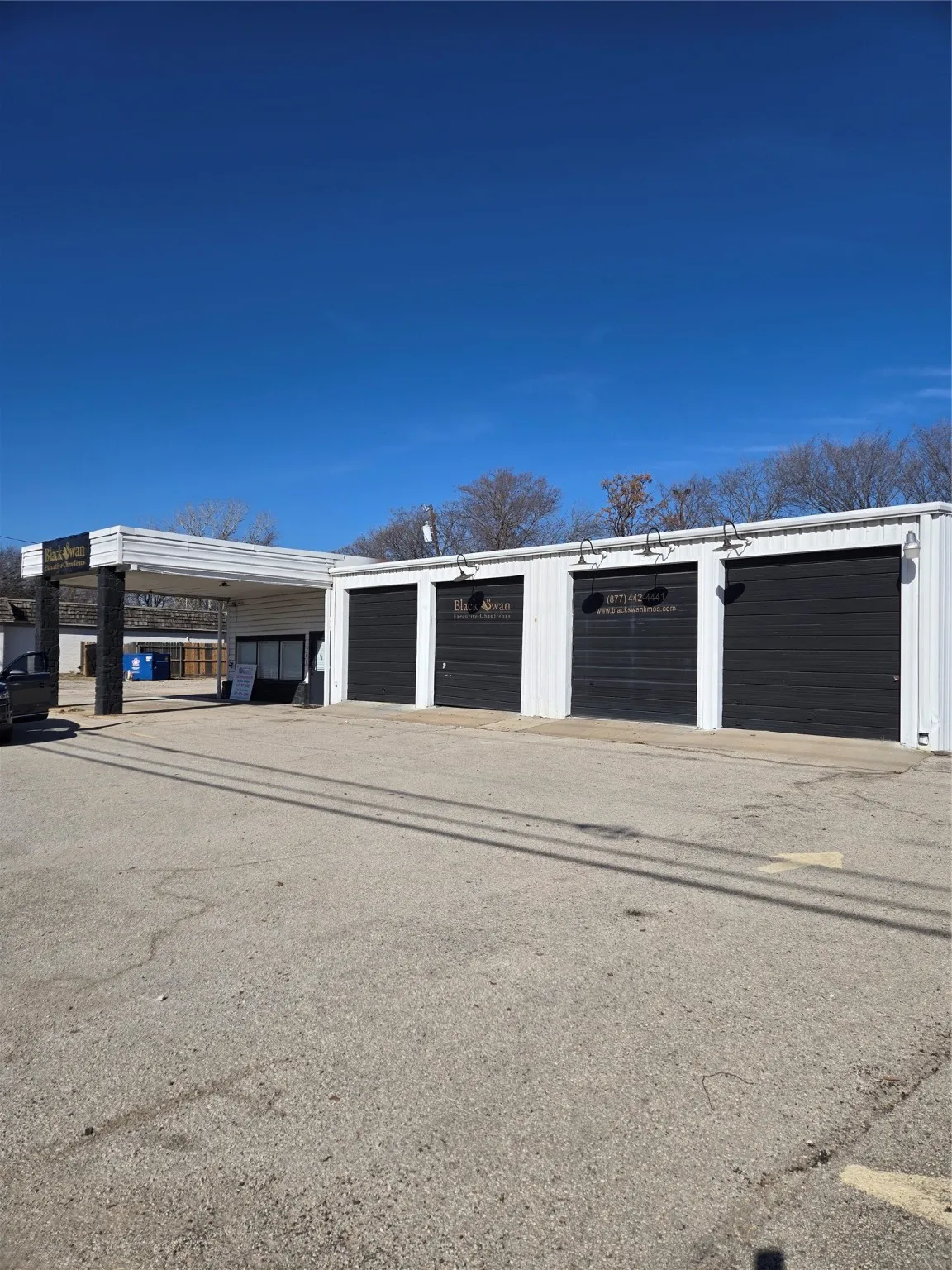 Garage with a detached garage