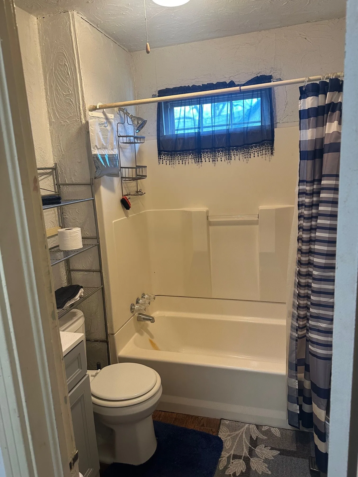 Linen closet and laundry hamper