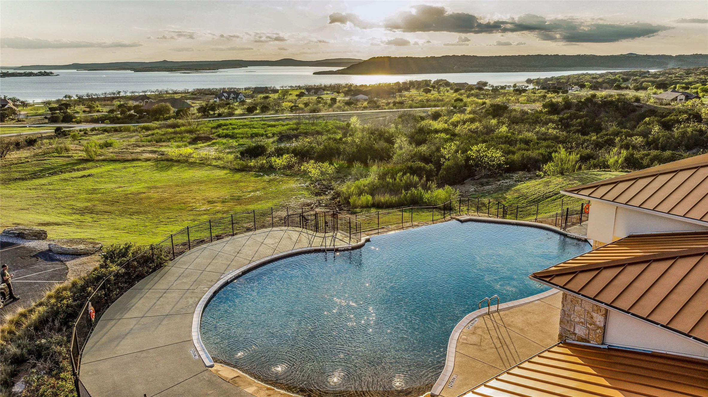clubhouse and pool