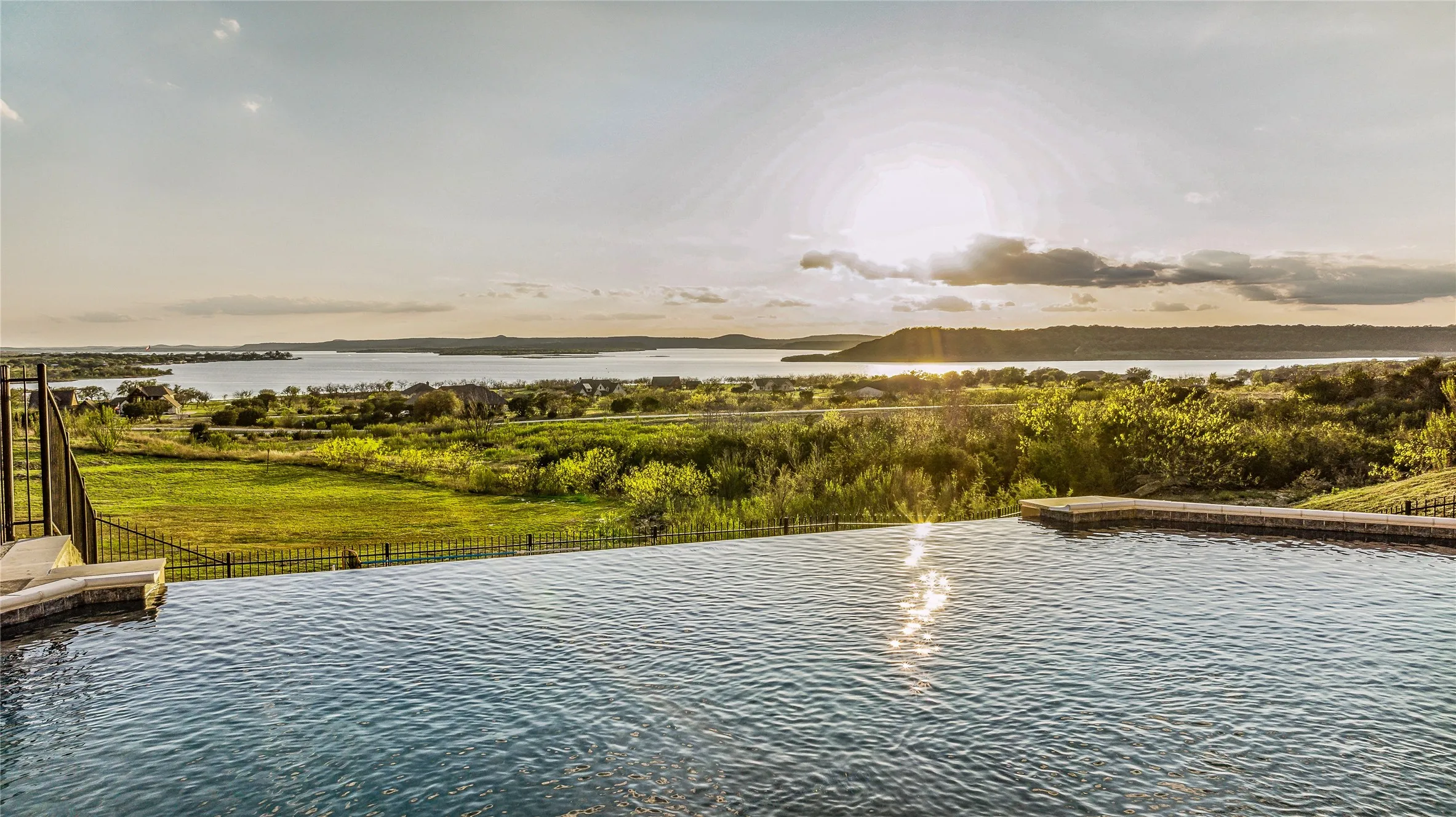 infinity pool for watching the sunset