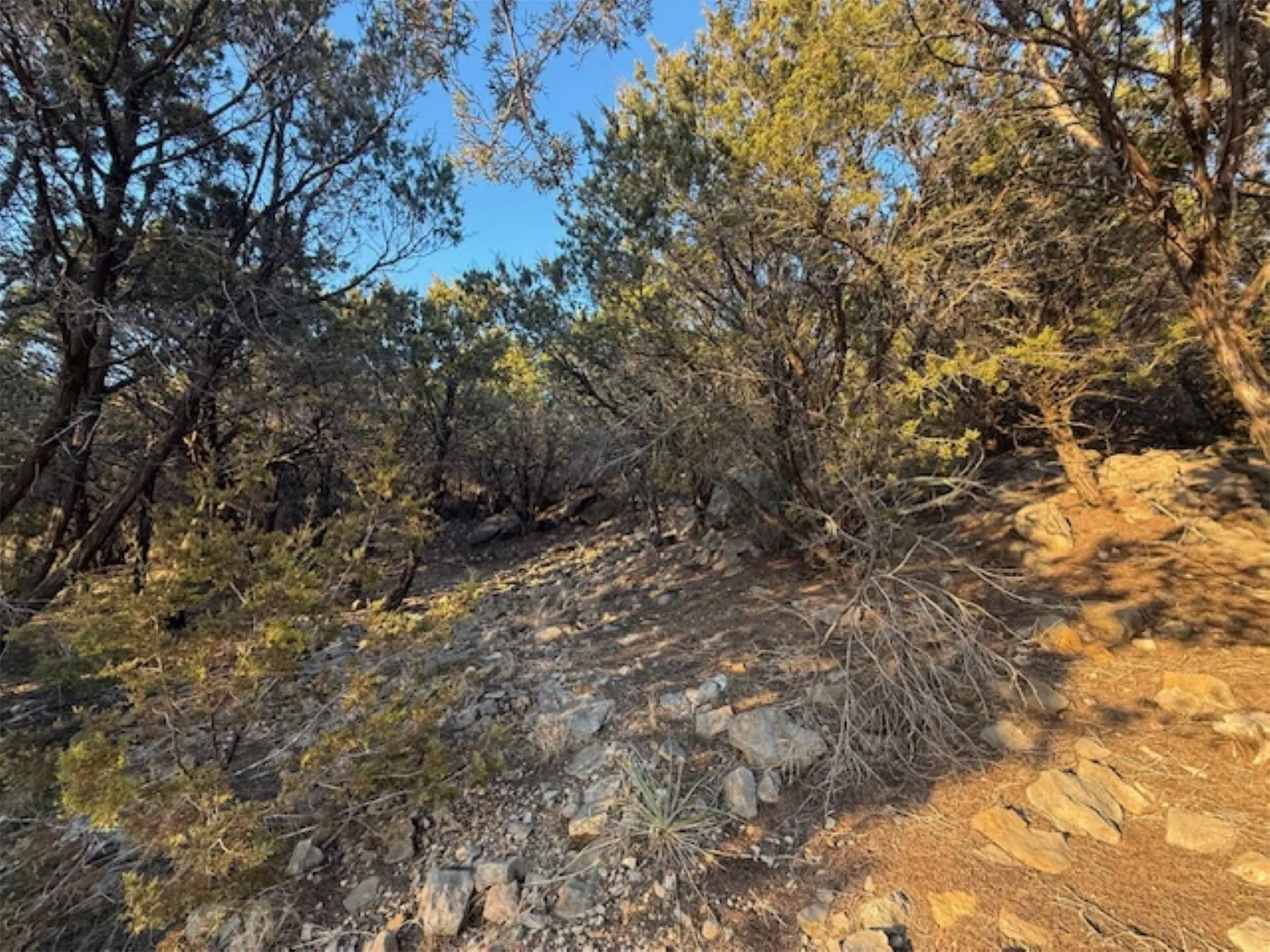 stunning rock formations on the hillside