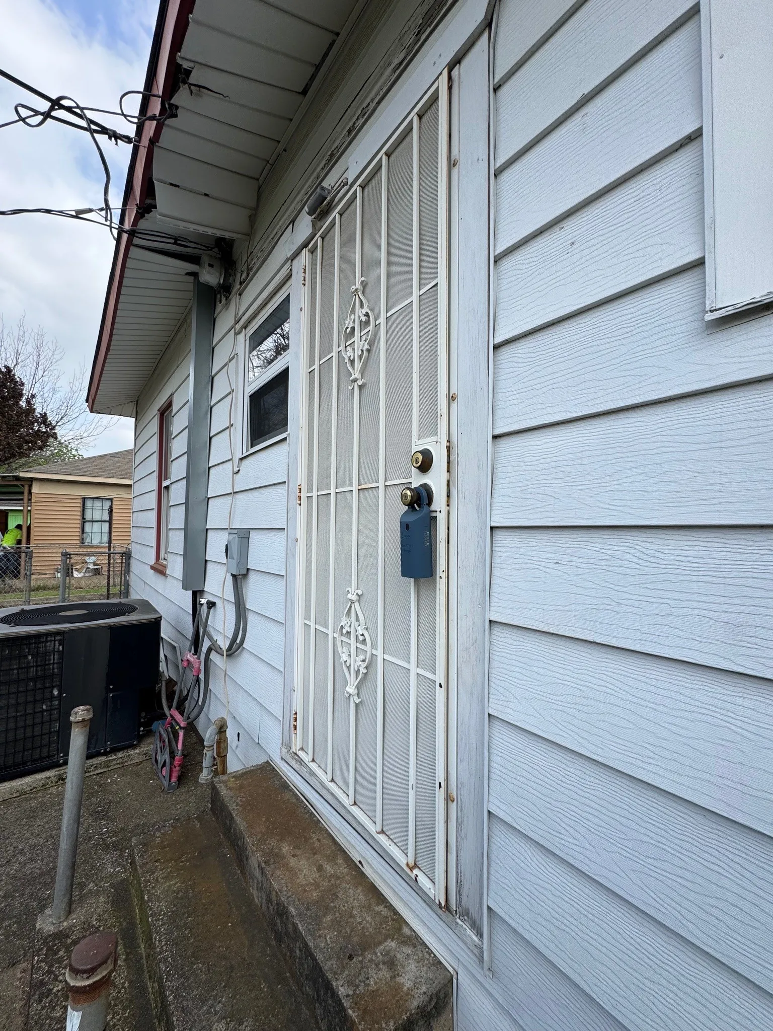 Doorway to property