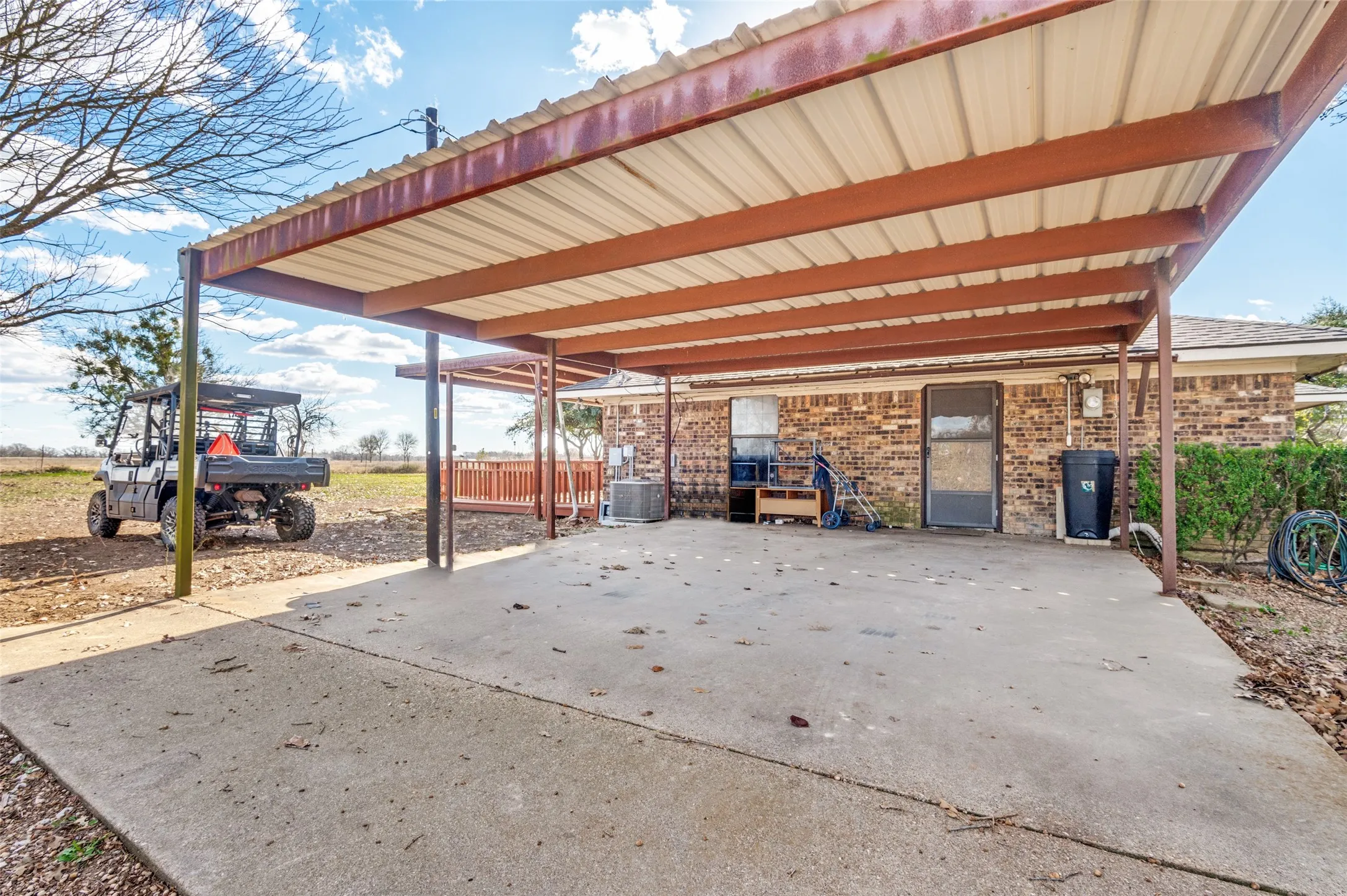 Large 2 car carport