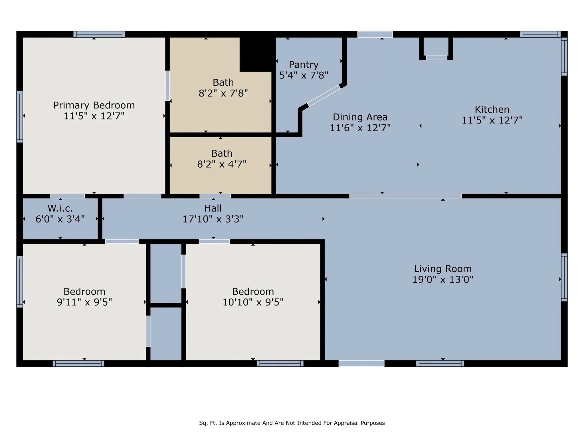 View of floor plan / room layout