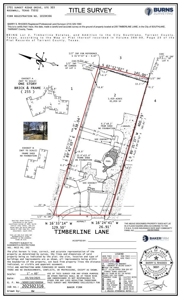 Survey map / technical document