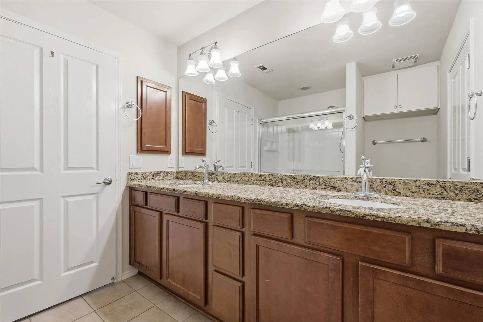 Primary Bathroom with plenty of cabinet space