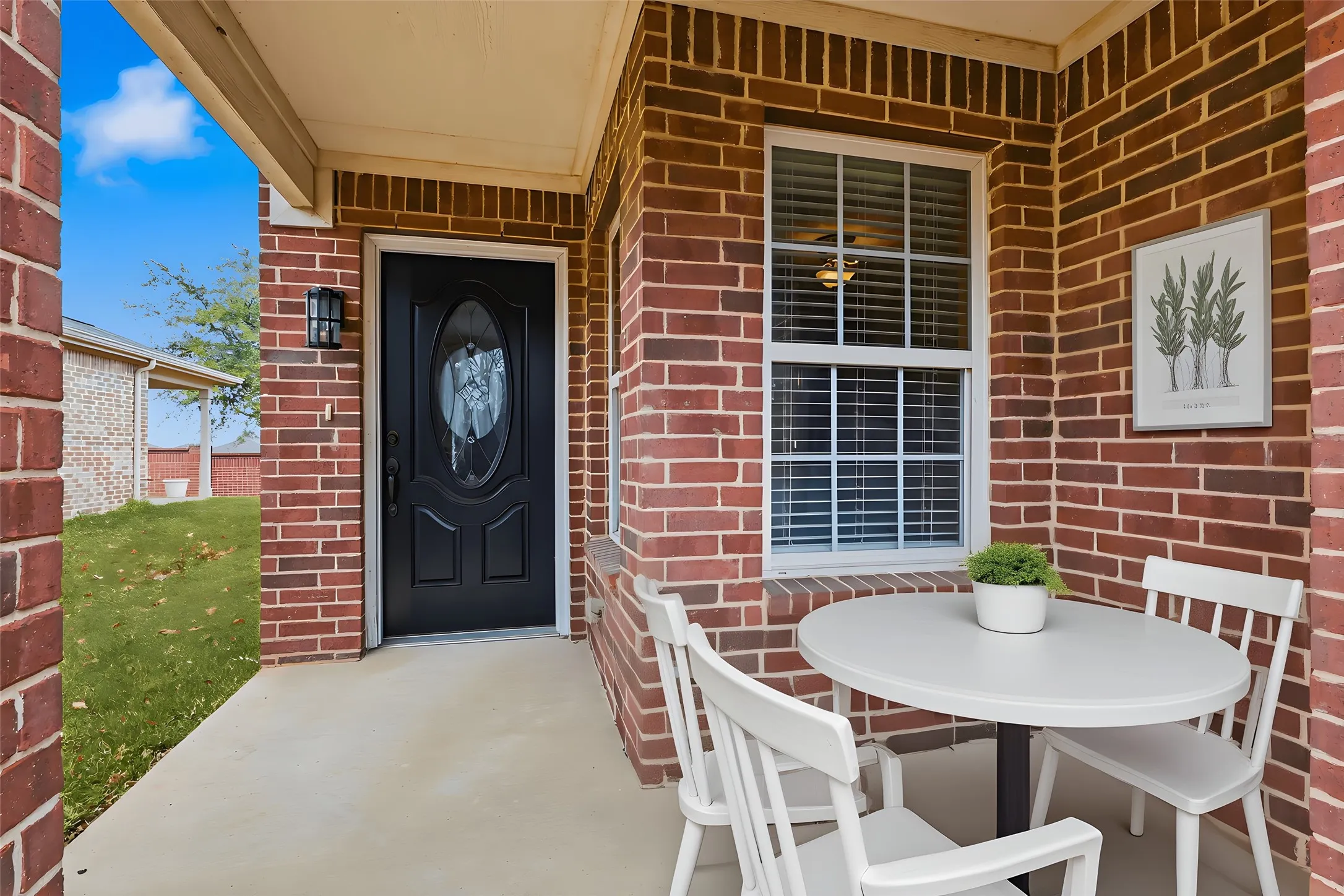 Front Porch Virtually Staged