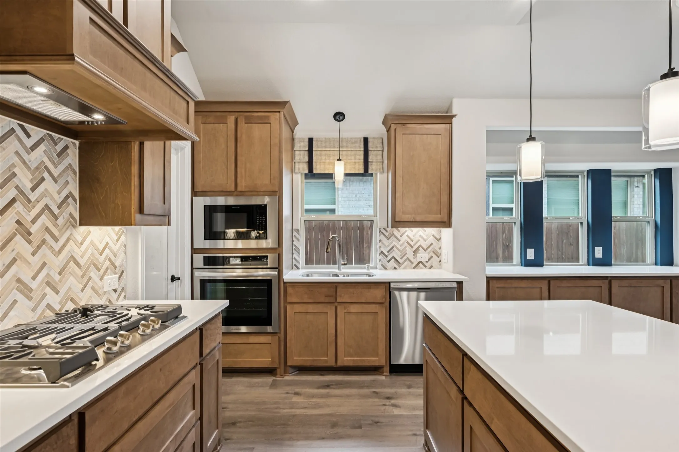 Open concept kitchen