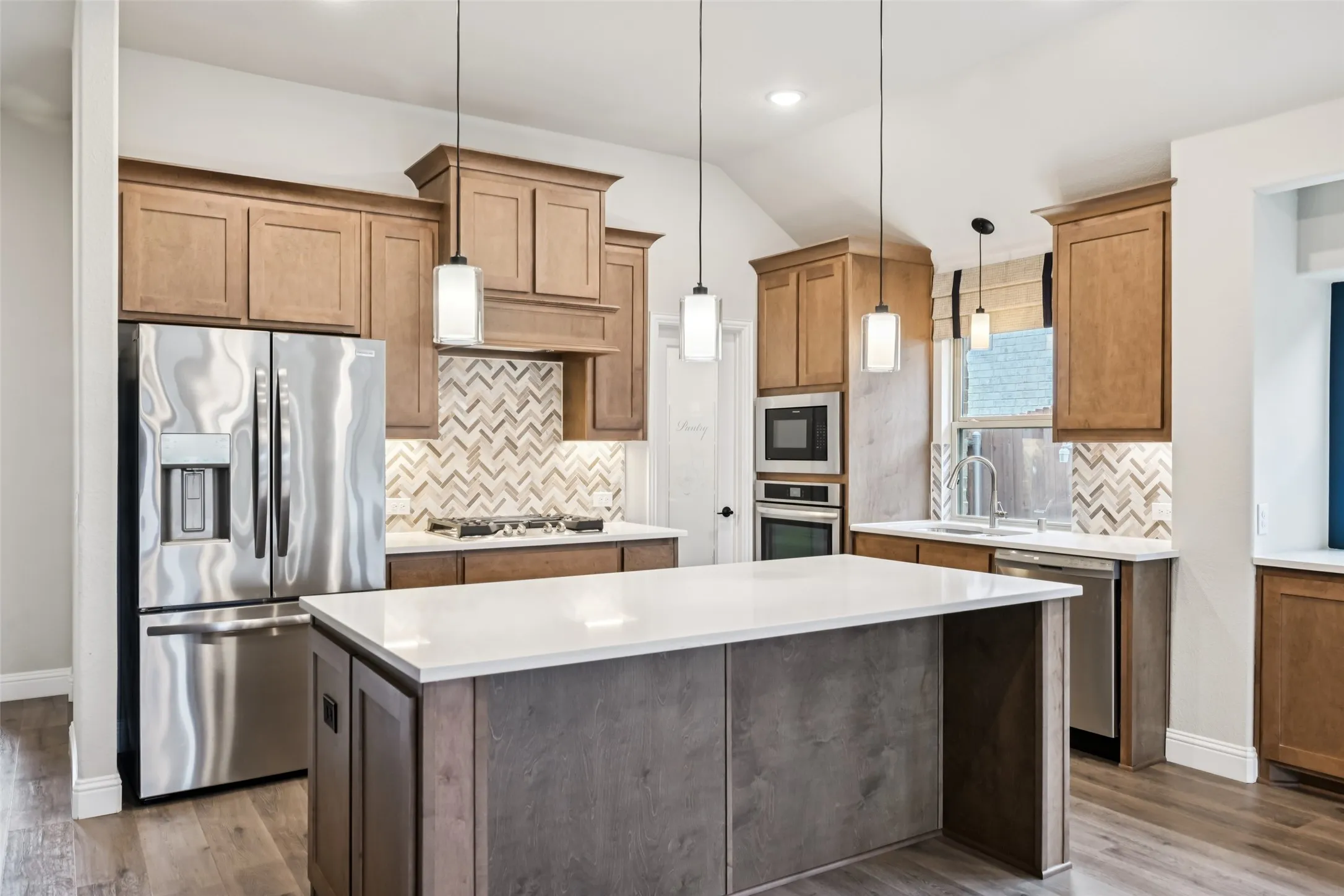Open concept kitchen