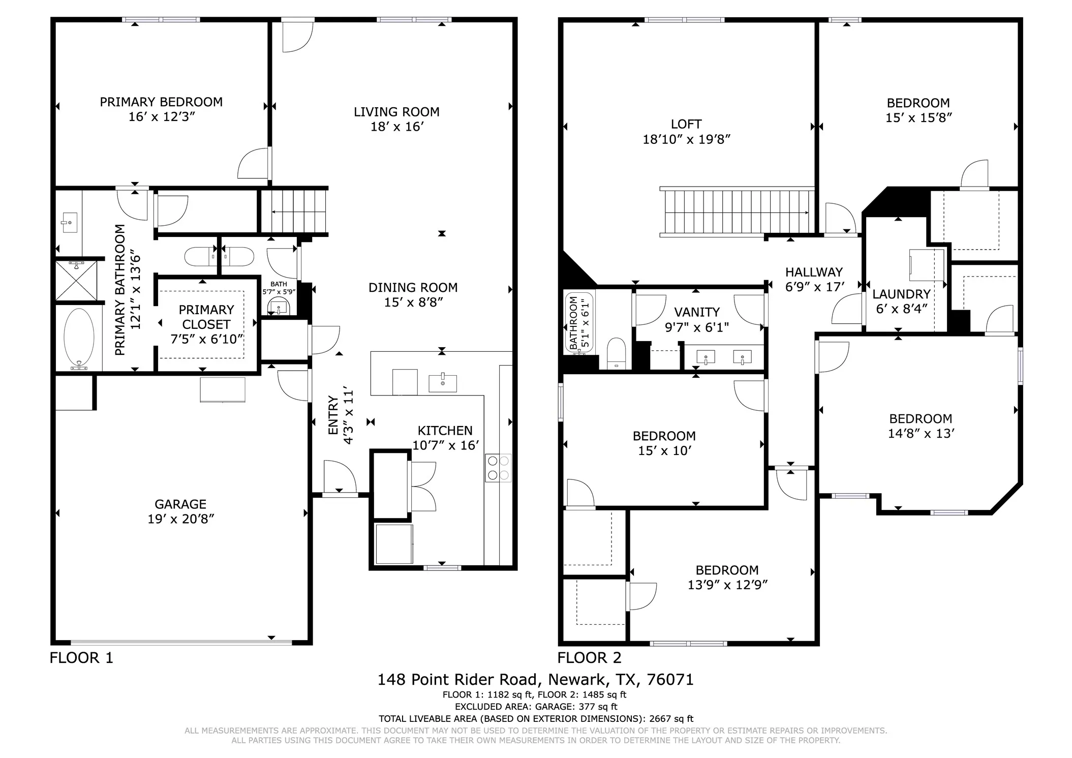 View of home floor plan