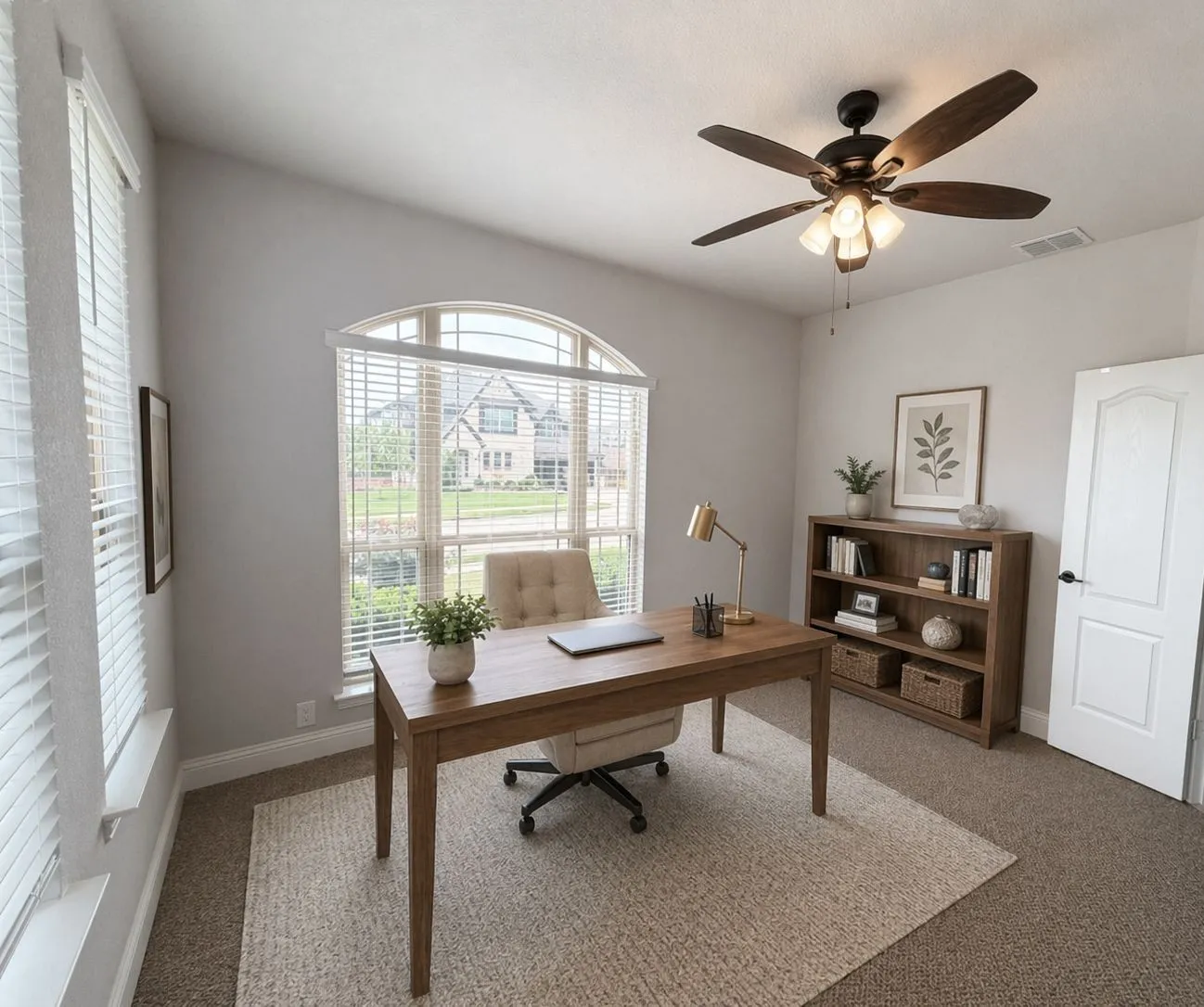 Virtually staged - office