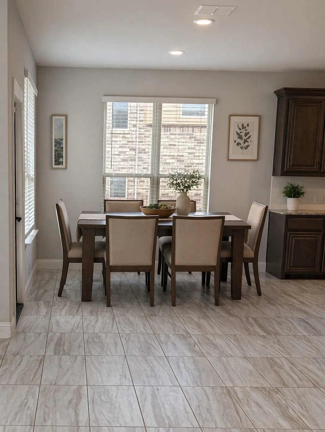 Virtually staged - dining