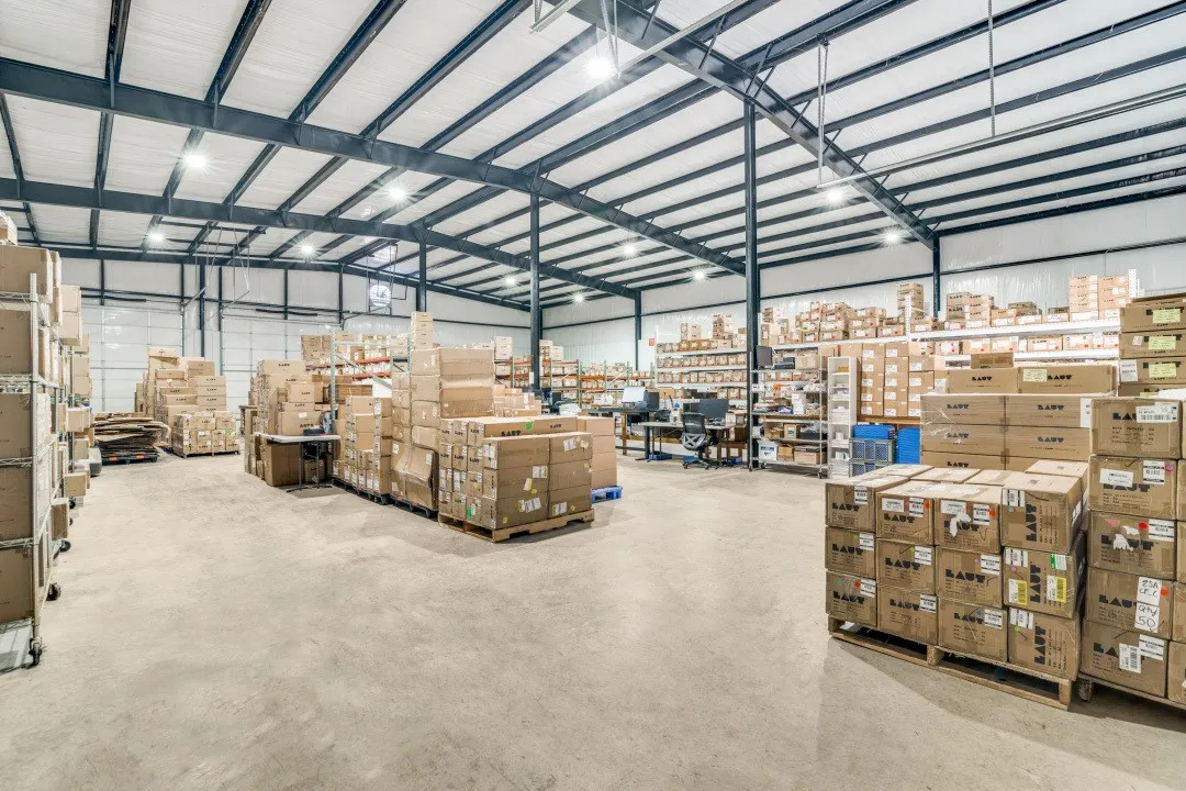 Building B warehouse interior