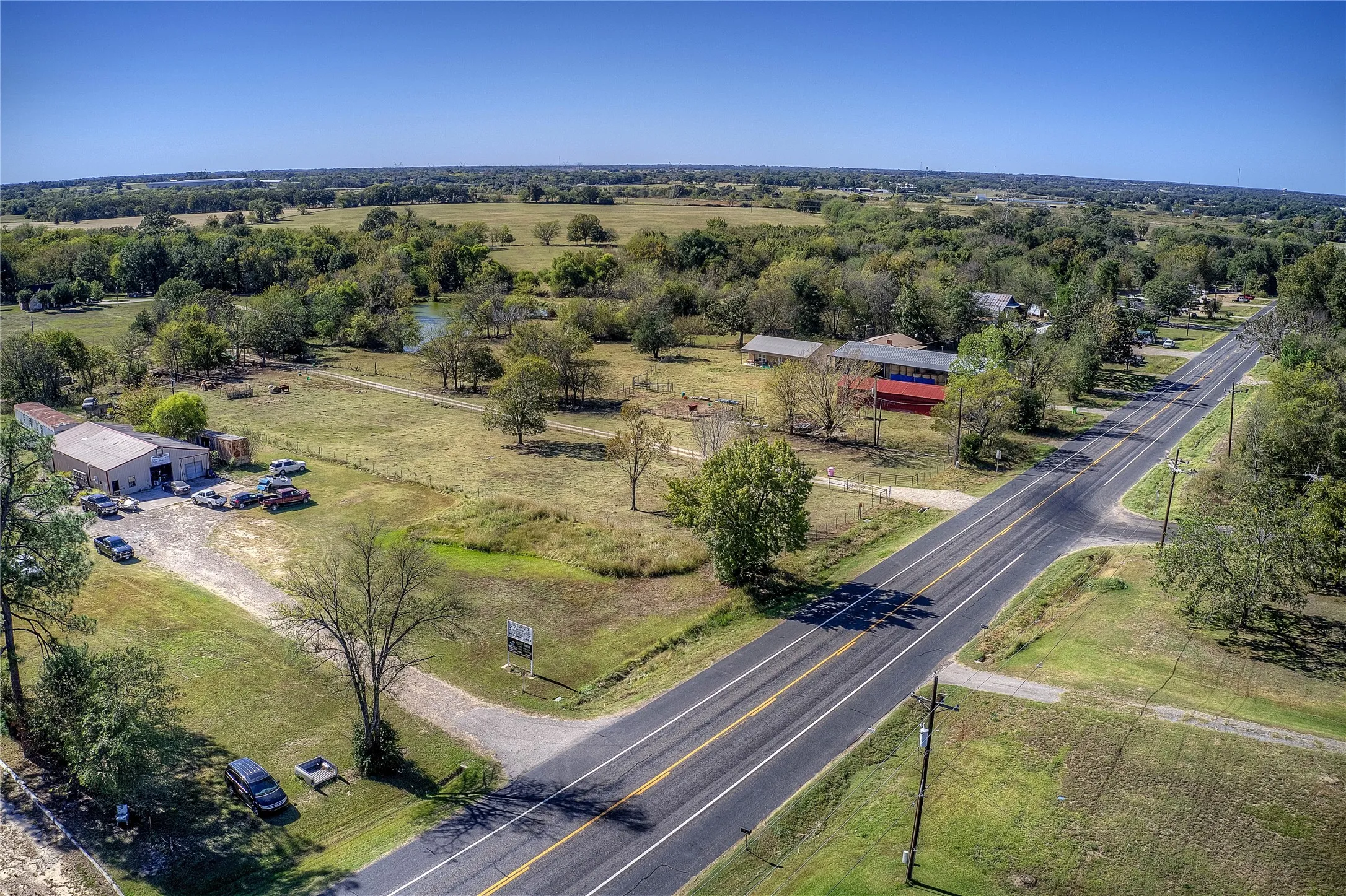 View of entrance to property on Hwy. 11.