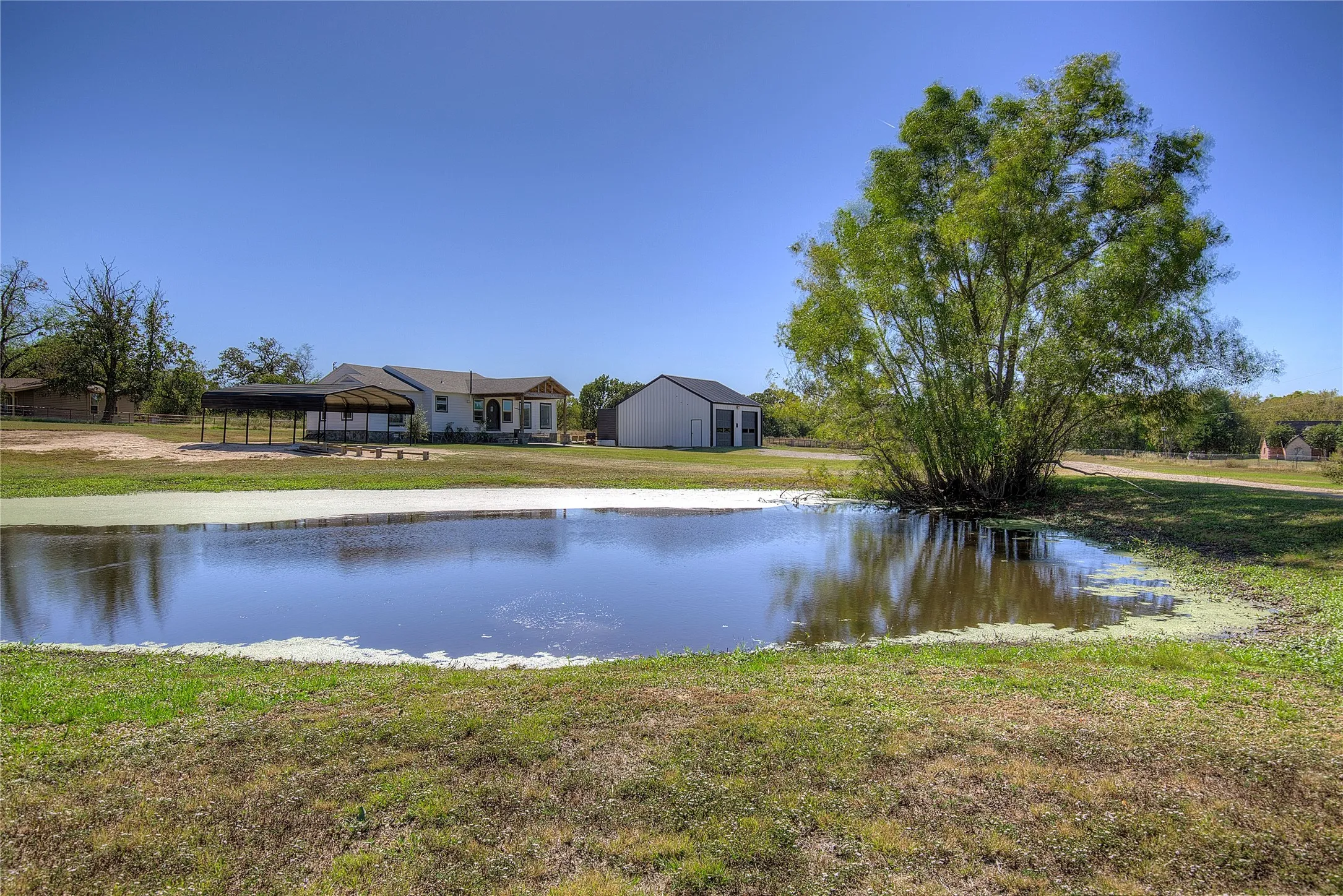 Pond near the house. Perfect for fishing!