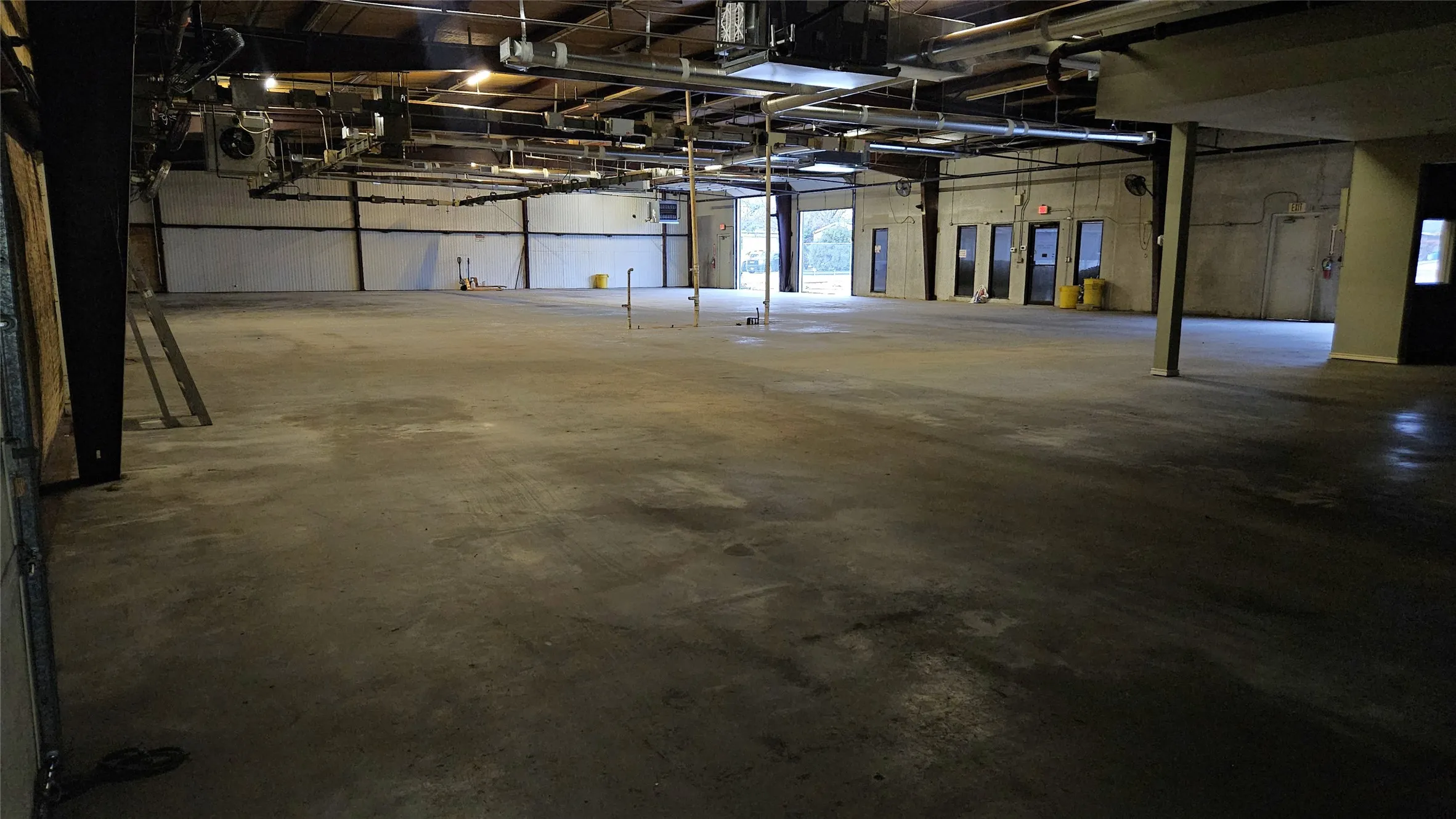 Shop floor facing West