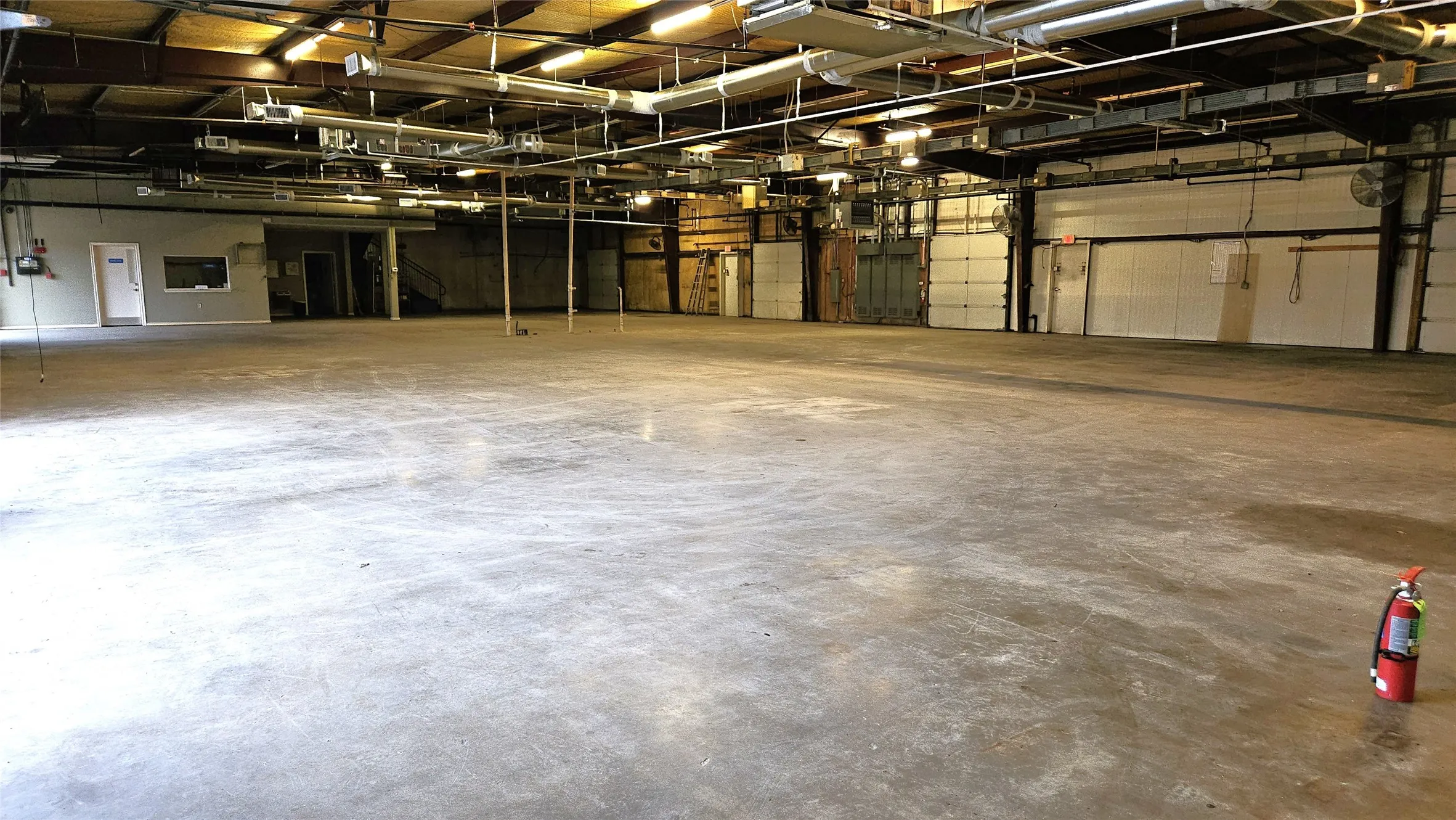 Shop floor facing Southwest