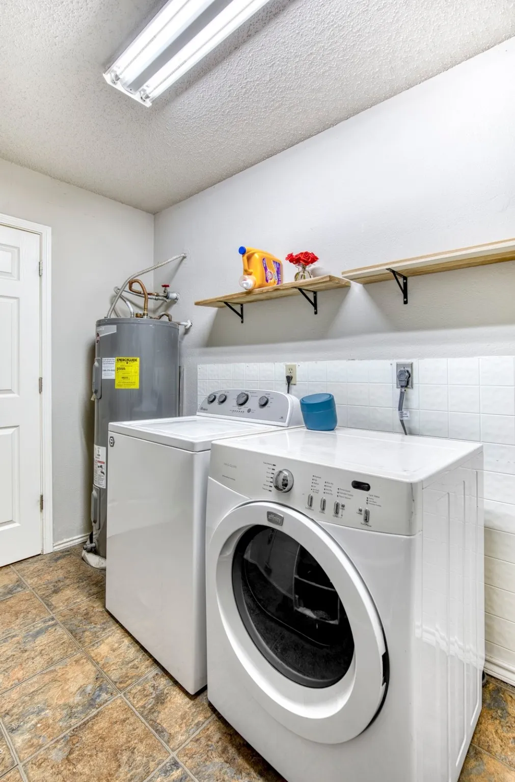 large laundry room off the kitchen