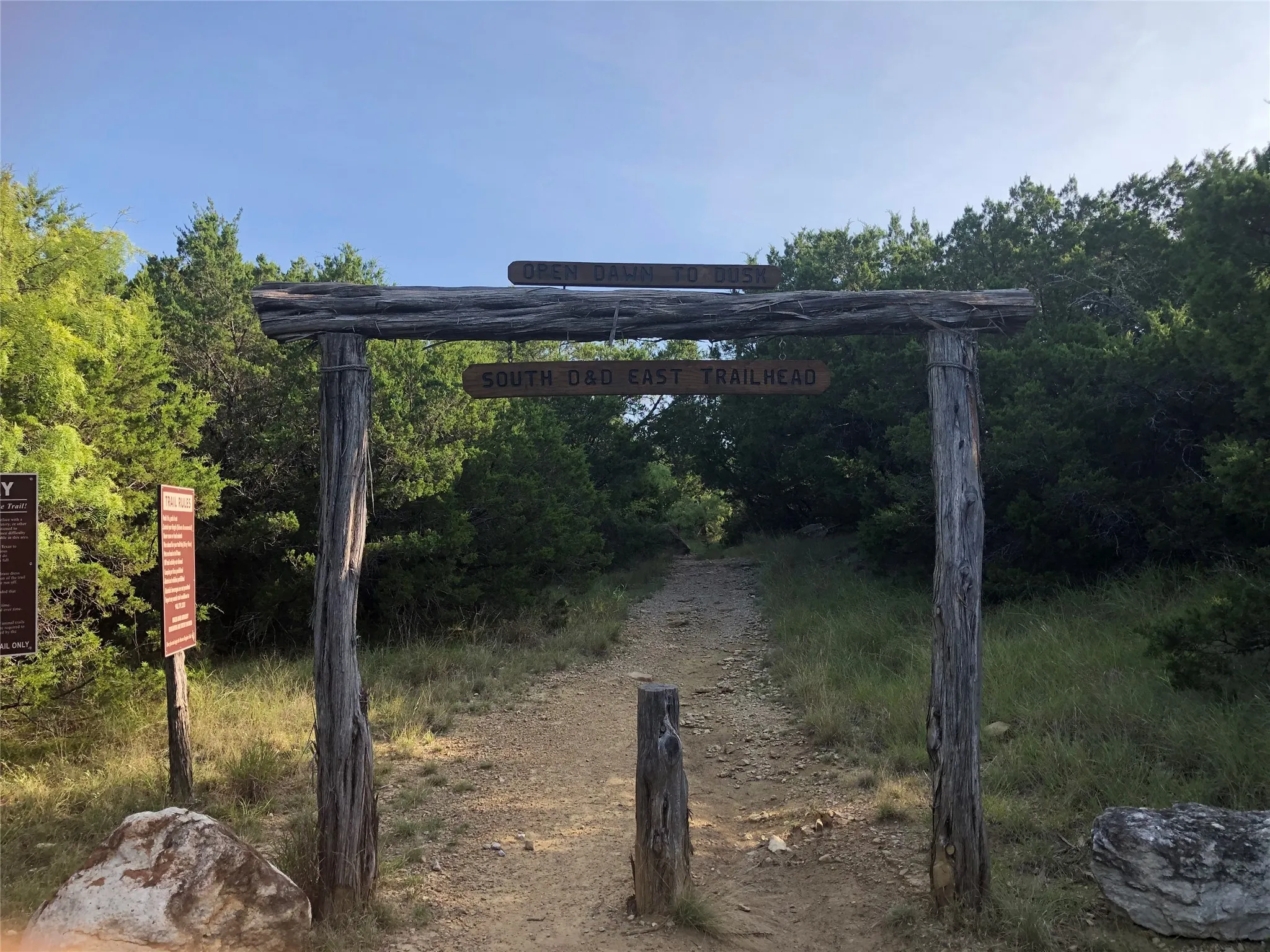 Beautiful hiking and biking trails located around PK lake.