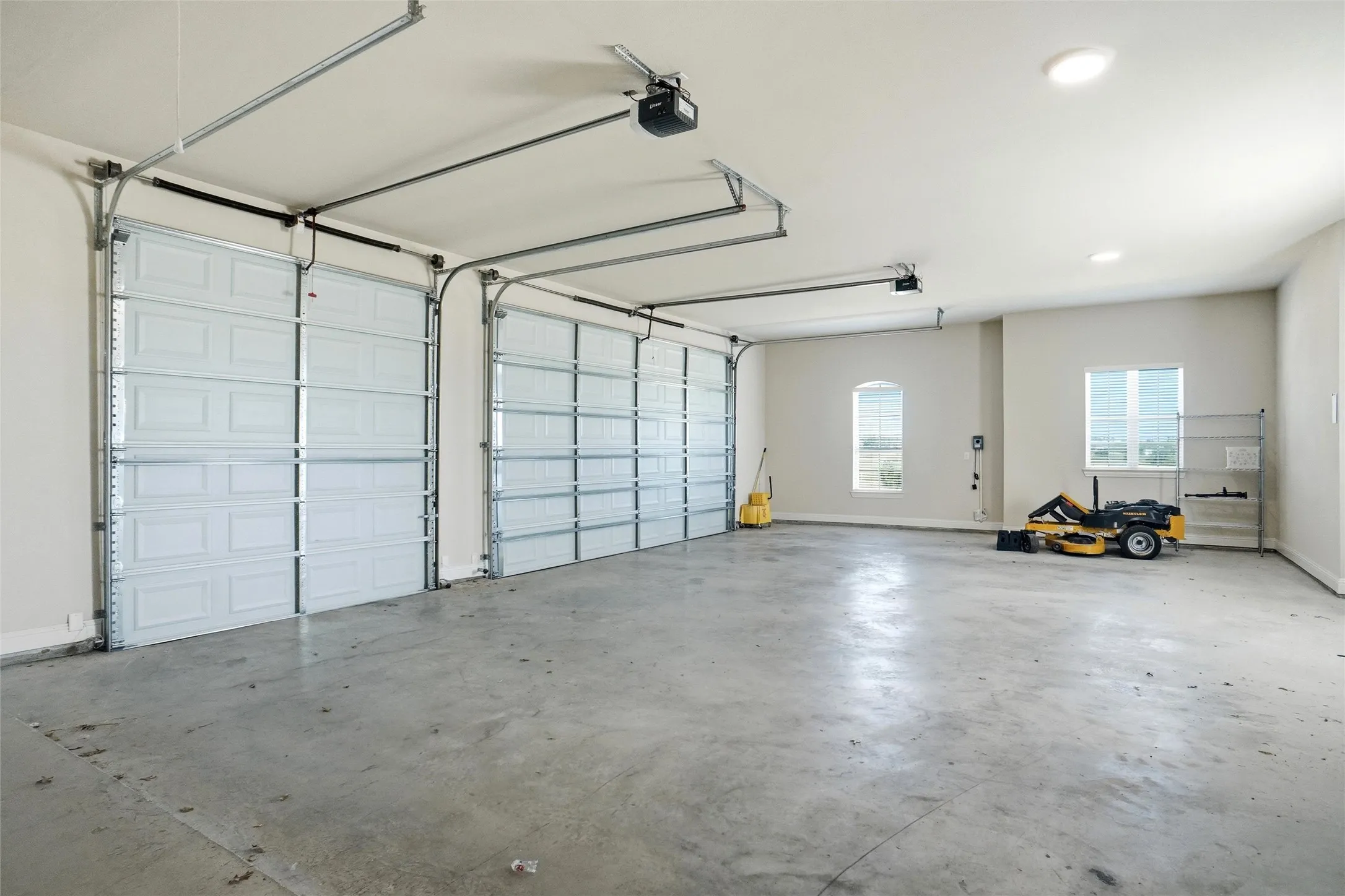 Triple Size Garage with tall ceiling room for an RV