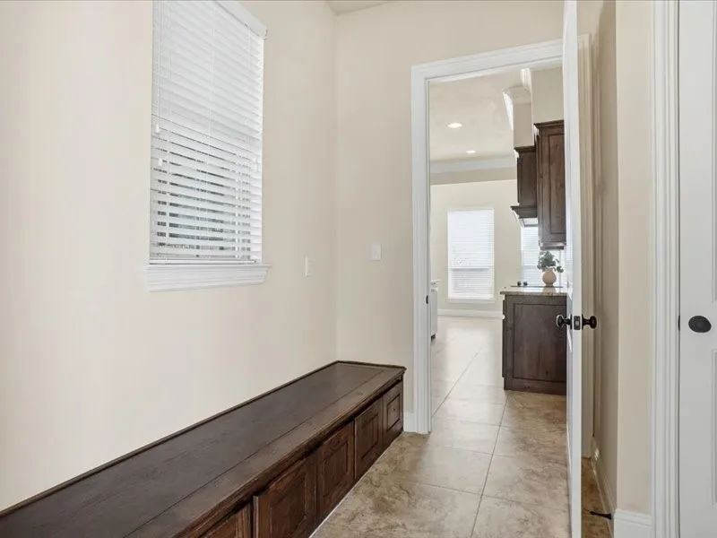 Mudroom in Laundry Area