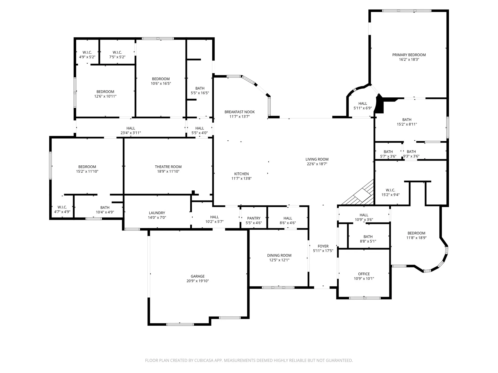 Primary residence floorplan