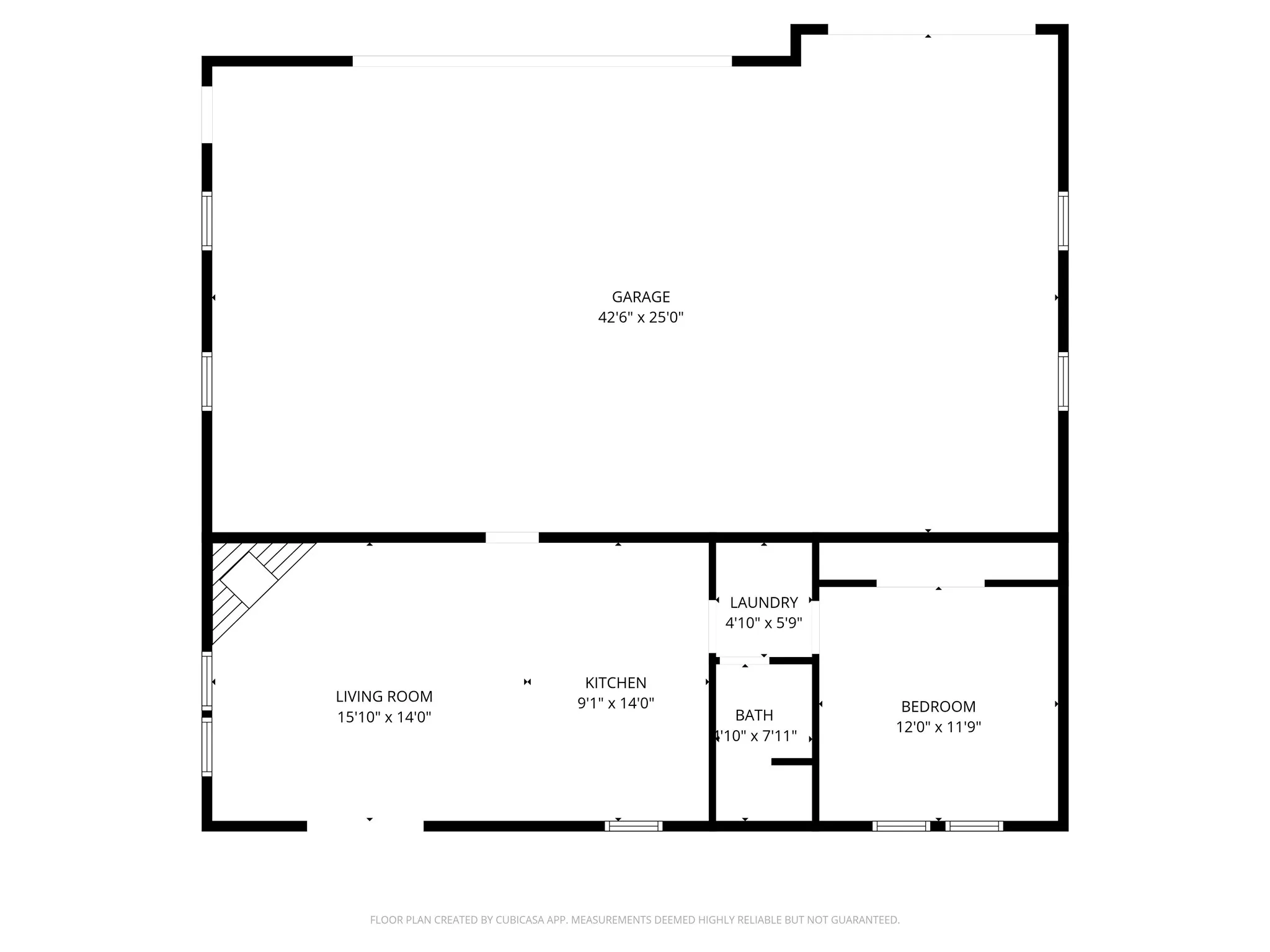 Guest house floor plan
