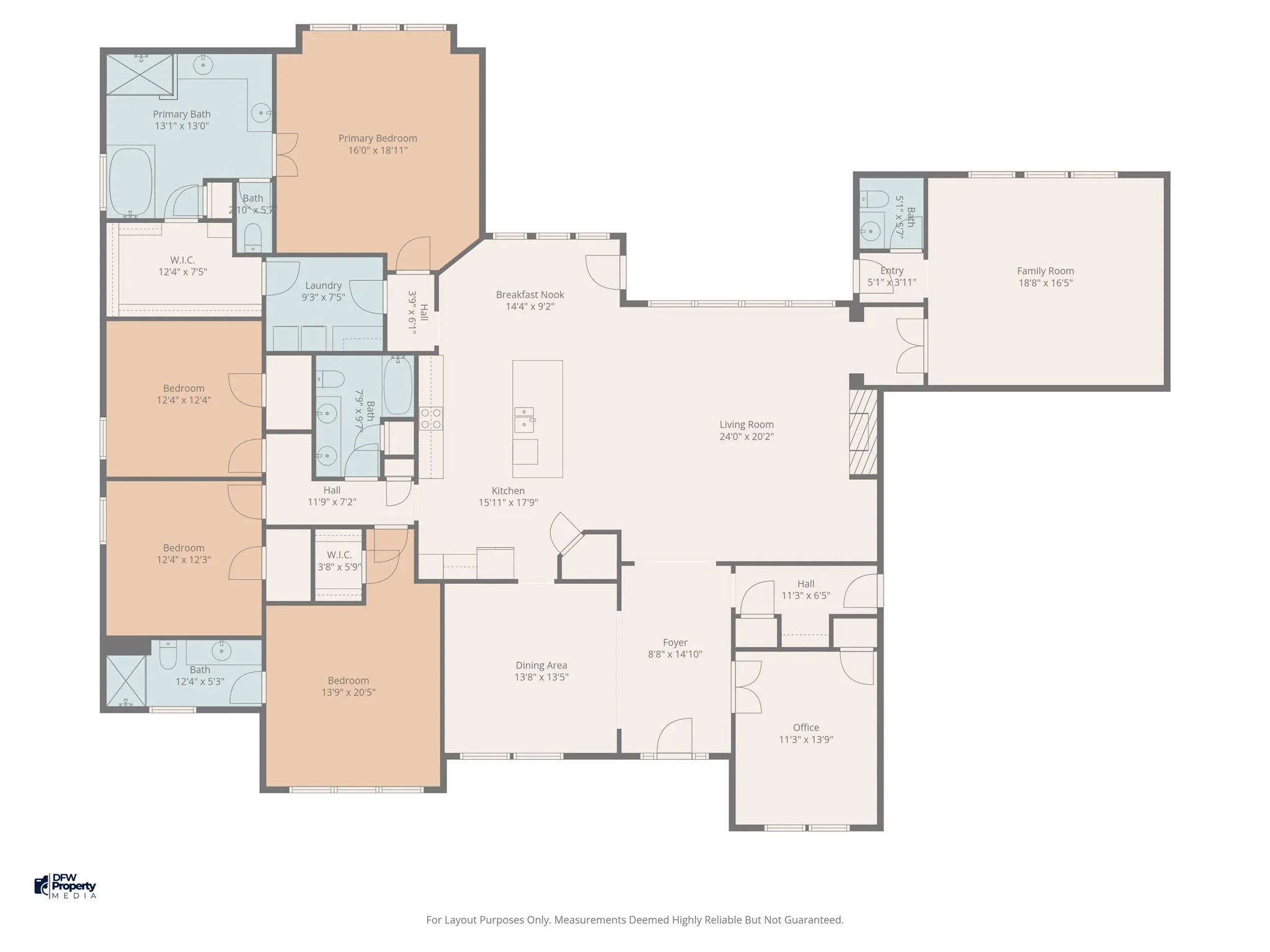 Easy flowing floorplan!
