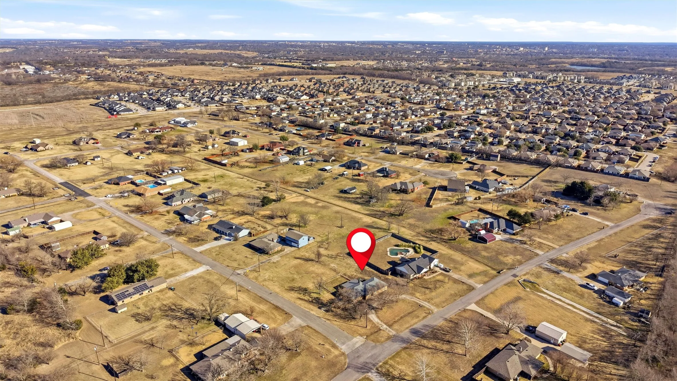 Great corner lot with plenty of room to stretch out