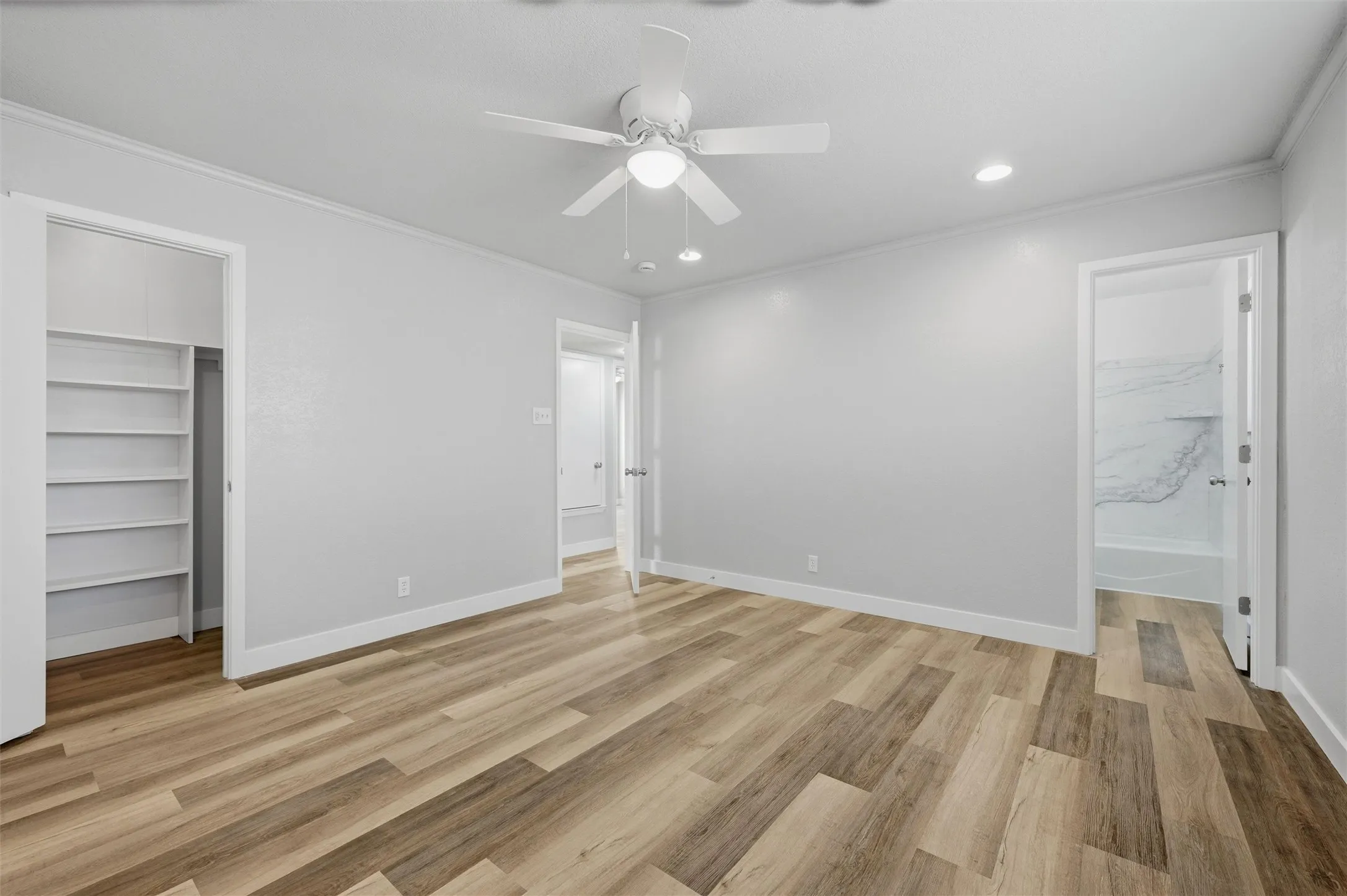 Large closet and on suite bathroom