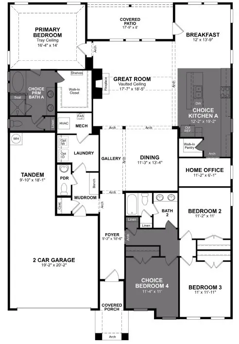Beazer Homes Lovers Landing Manor Floorplan.